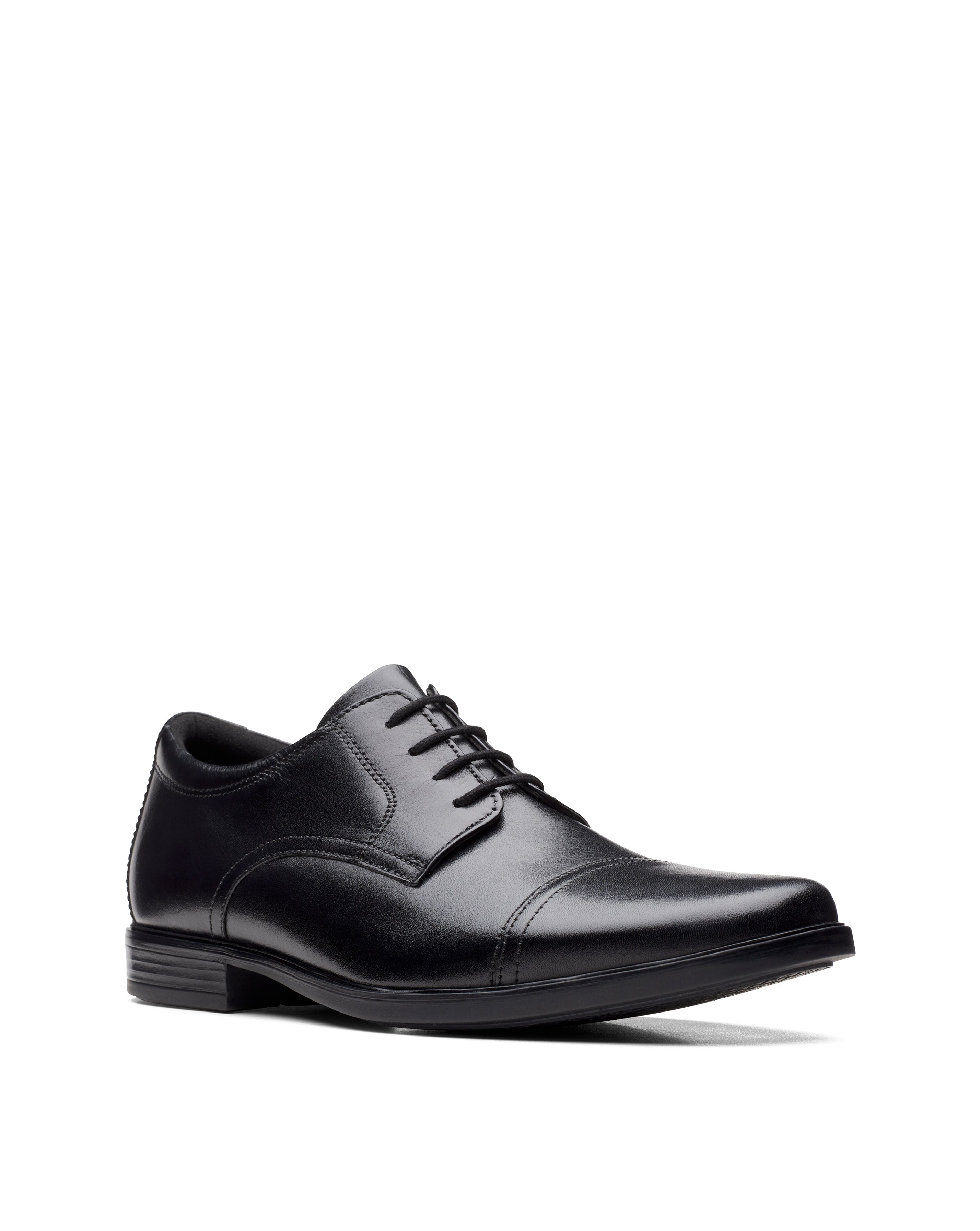 Clarks Howard Cap Shoes - Black 4 Clarks Howard Cap Shoes - Black