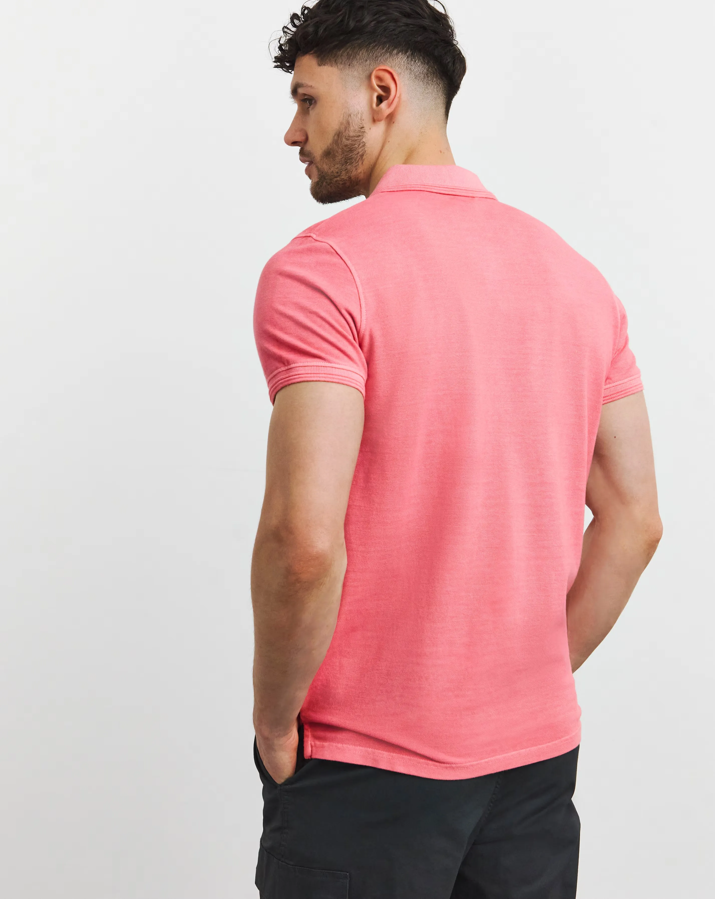 Garment Dyed Pique Polo Long 2 Garment Dyed Pique Polo Long