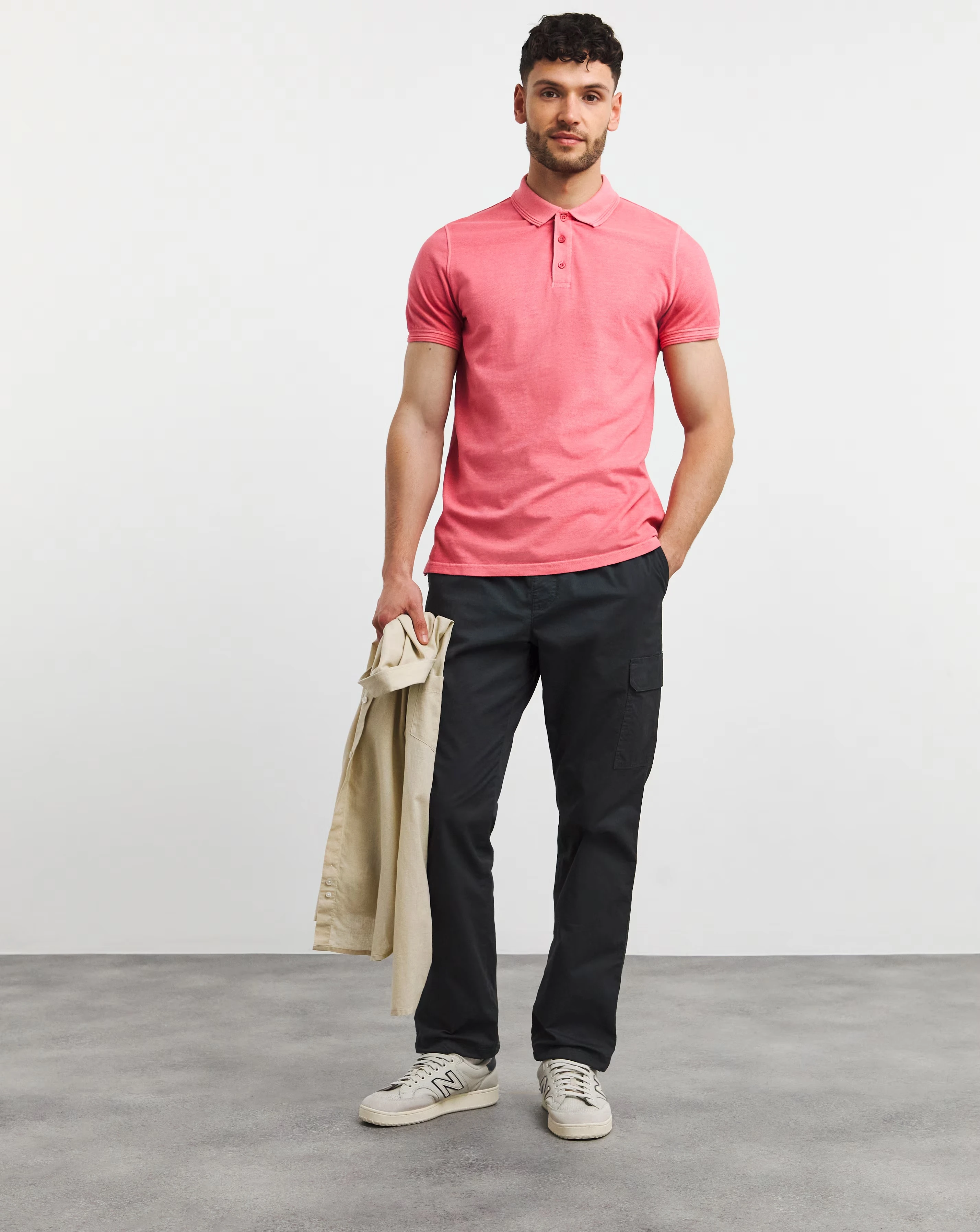 Garment Dyed Pique Polo Long 3 Garment Dyed Pique Polo Long