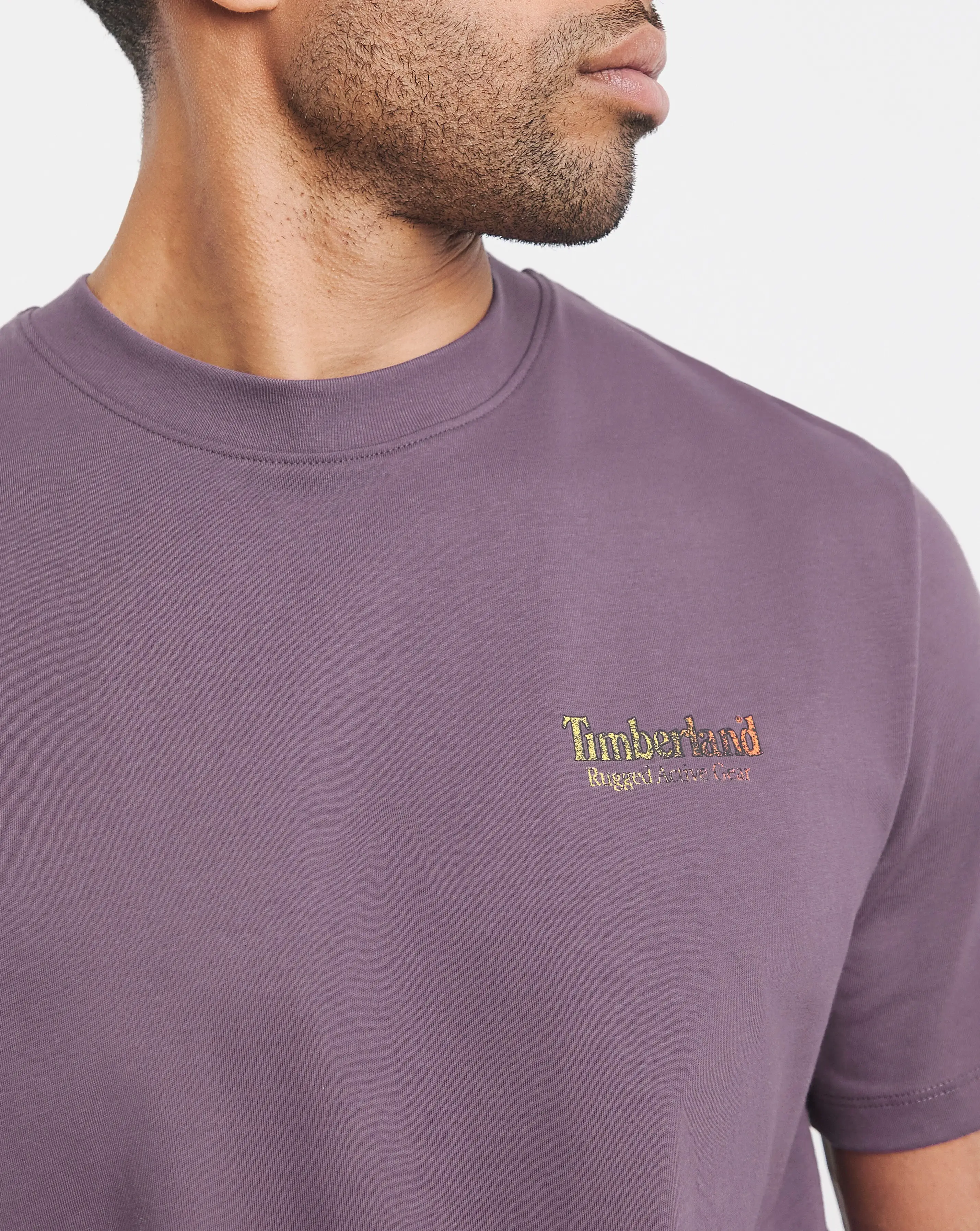 Timberland Active Gear Back Graphic T-Shirt - Purple 4 Timberland Active Gear Back Graphic T-Shirt - Purple