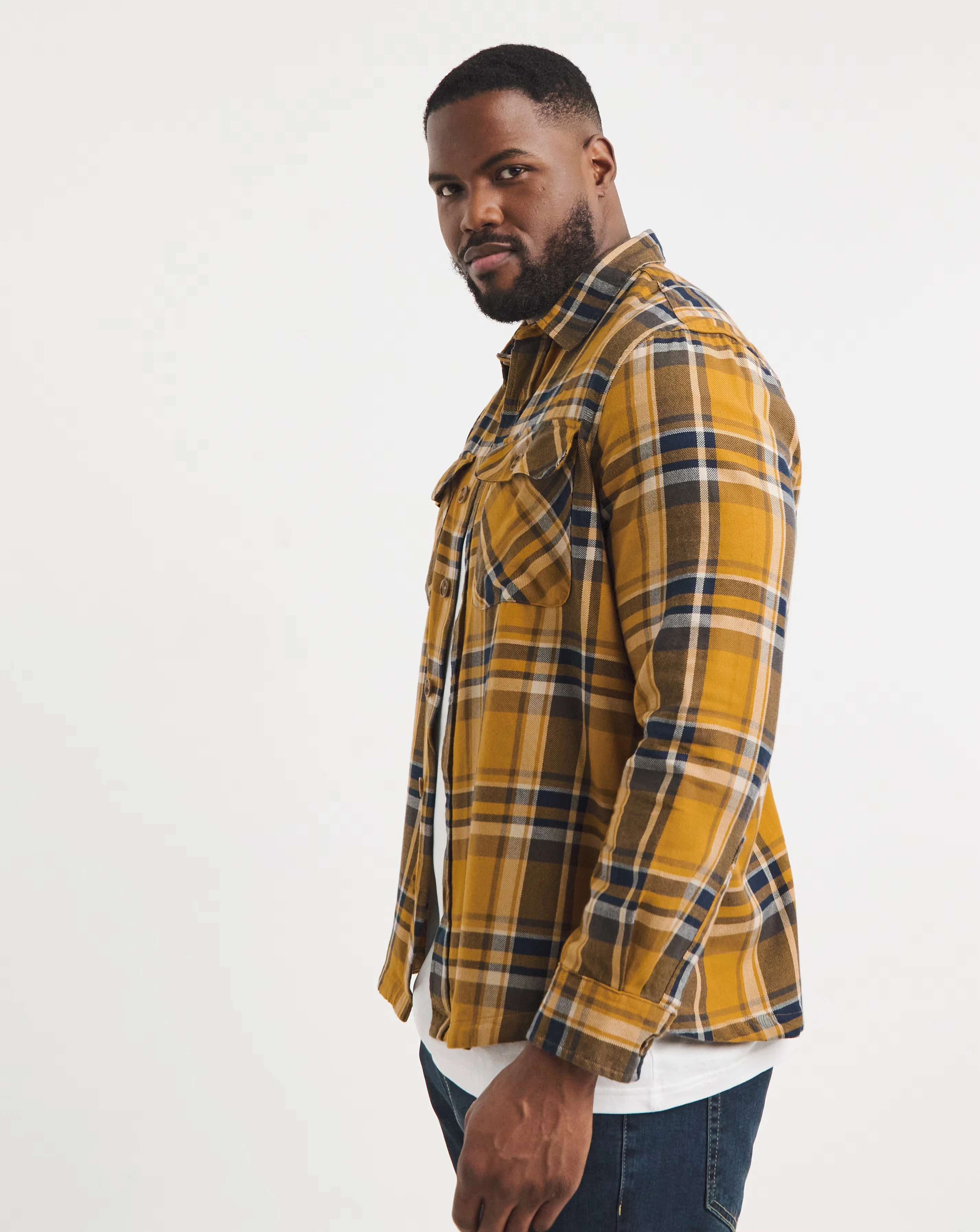 Twill Check Overshirt 2 Twill Check Overshirt