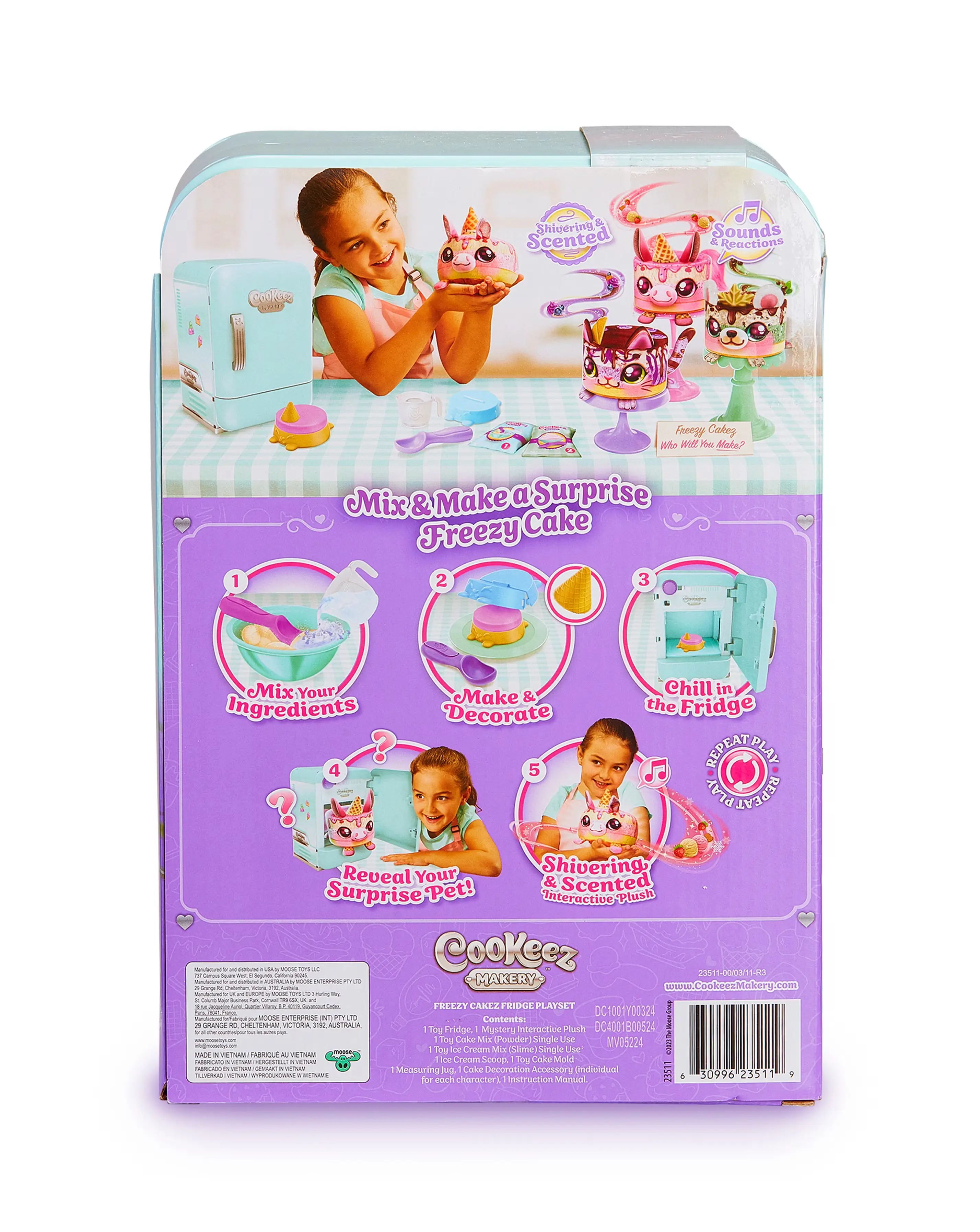 Cookeez Makery S2 Freezy Cakez Playset 6 Cookeez Makery S2 Freezy Cakez Playset