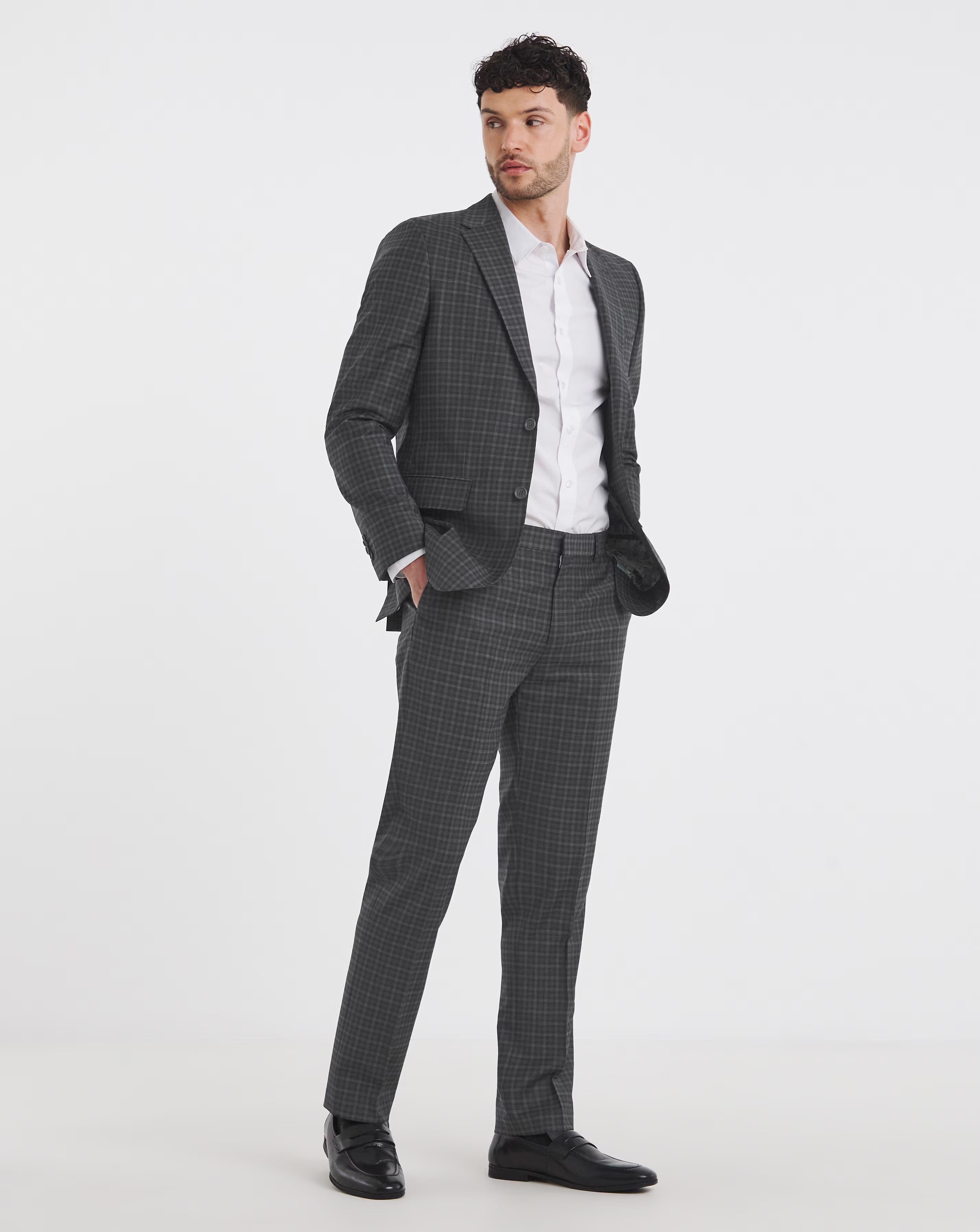 William Hunt Gingham Suit Trouser 2 William Hunt Gingham Suit Trouser