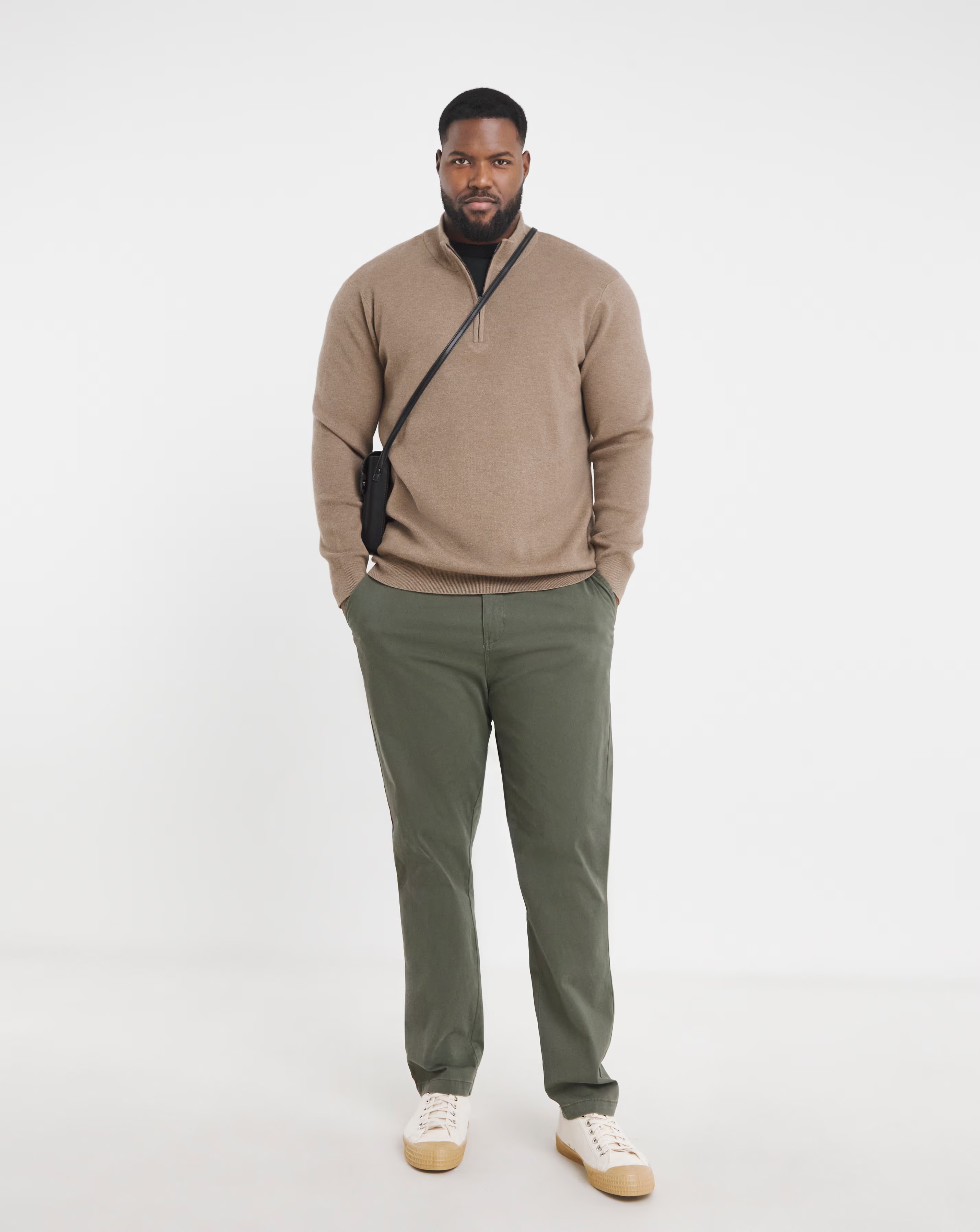 Neutral Soft Touch 1/4 Zip Sweatshirt 2 Neutral Soft Touch 1/4 Zip Sweatshirt