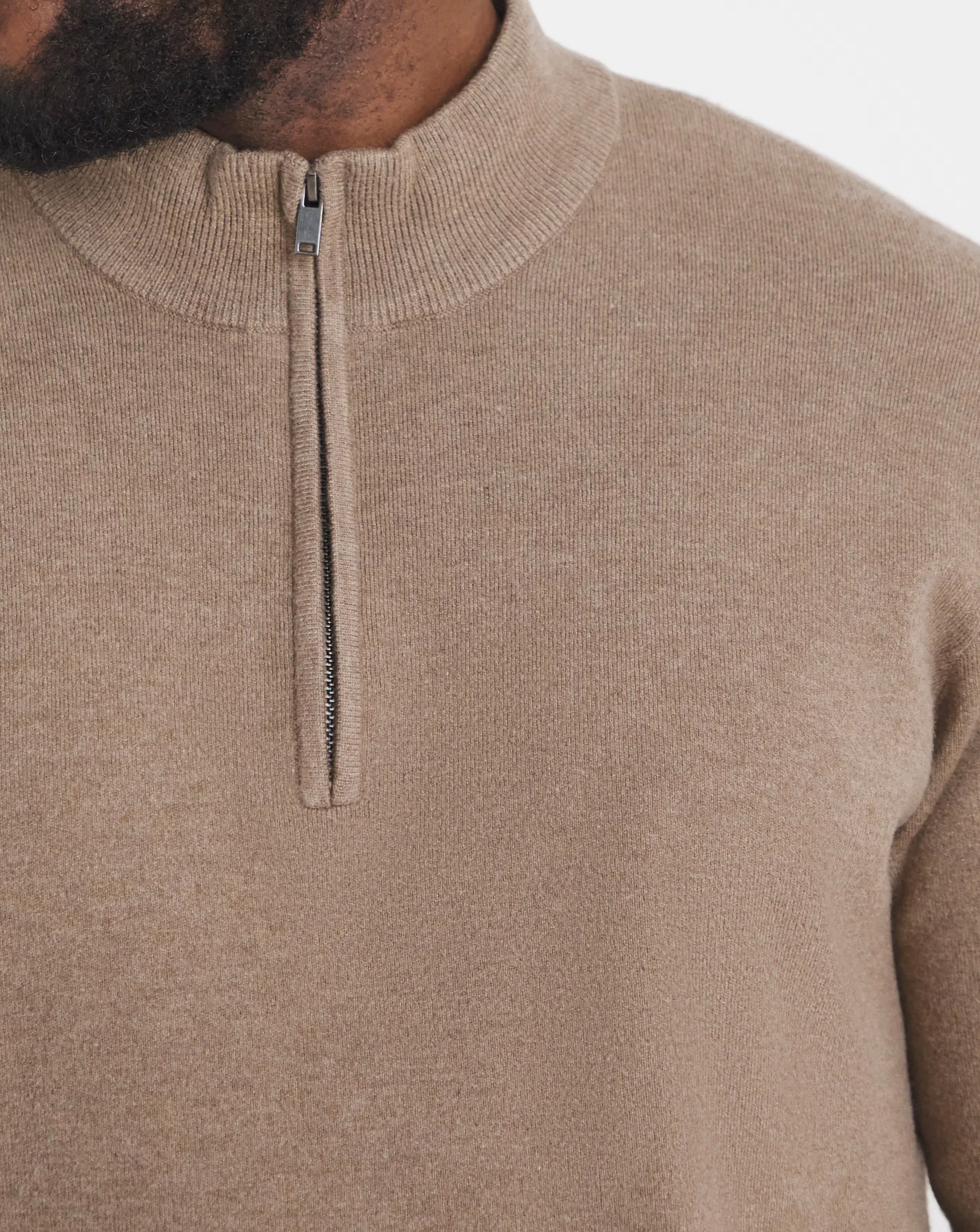Neutral Soft Touch 1/4 Zip Sweatshirt 3 Neutral Soft Touch 1/4 Zip Sweatshirt