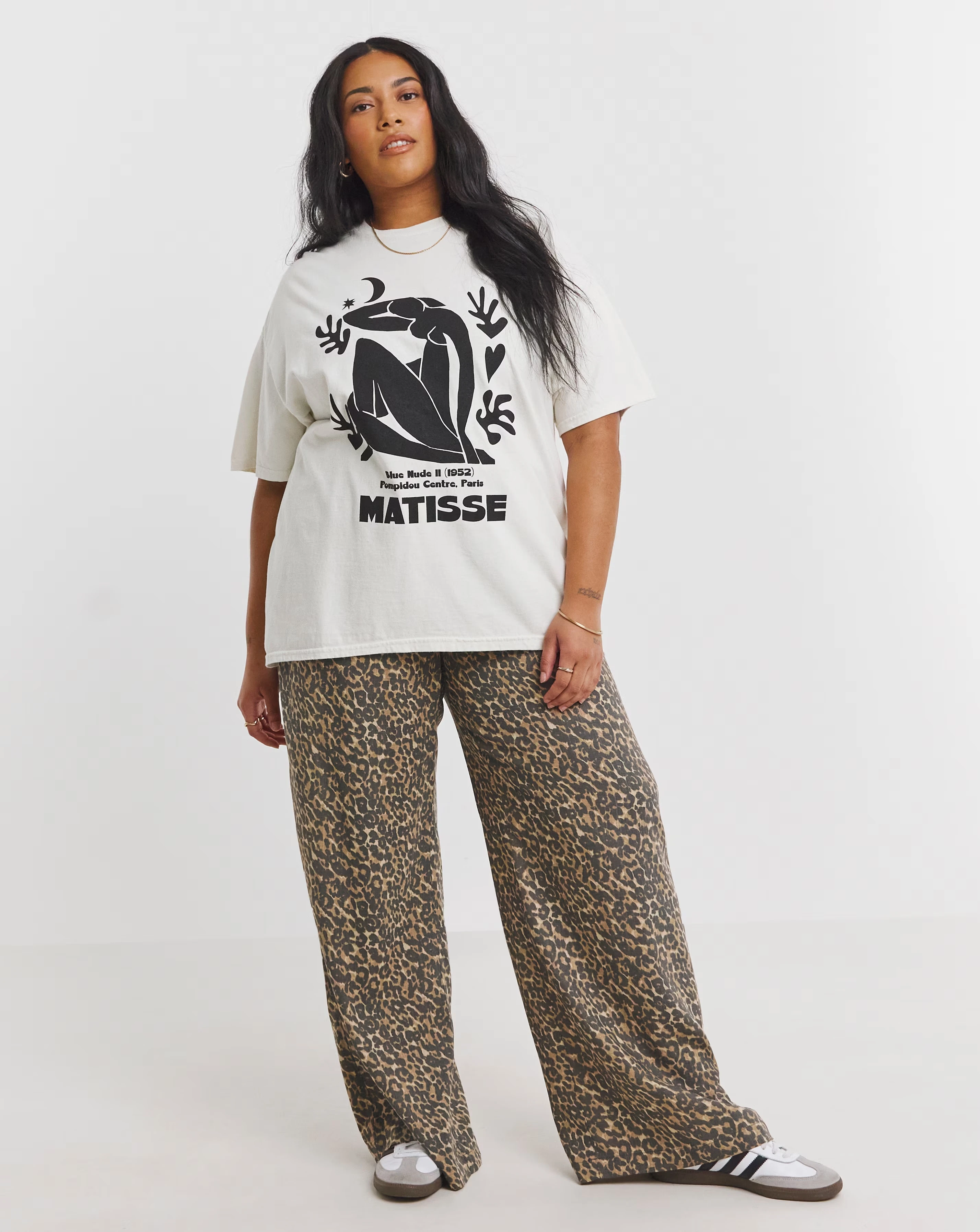 Simply Be Ecru Matisse License T-Shirt 3 Simply Be Ecru Matisse License T-Shirt