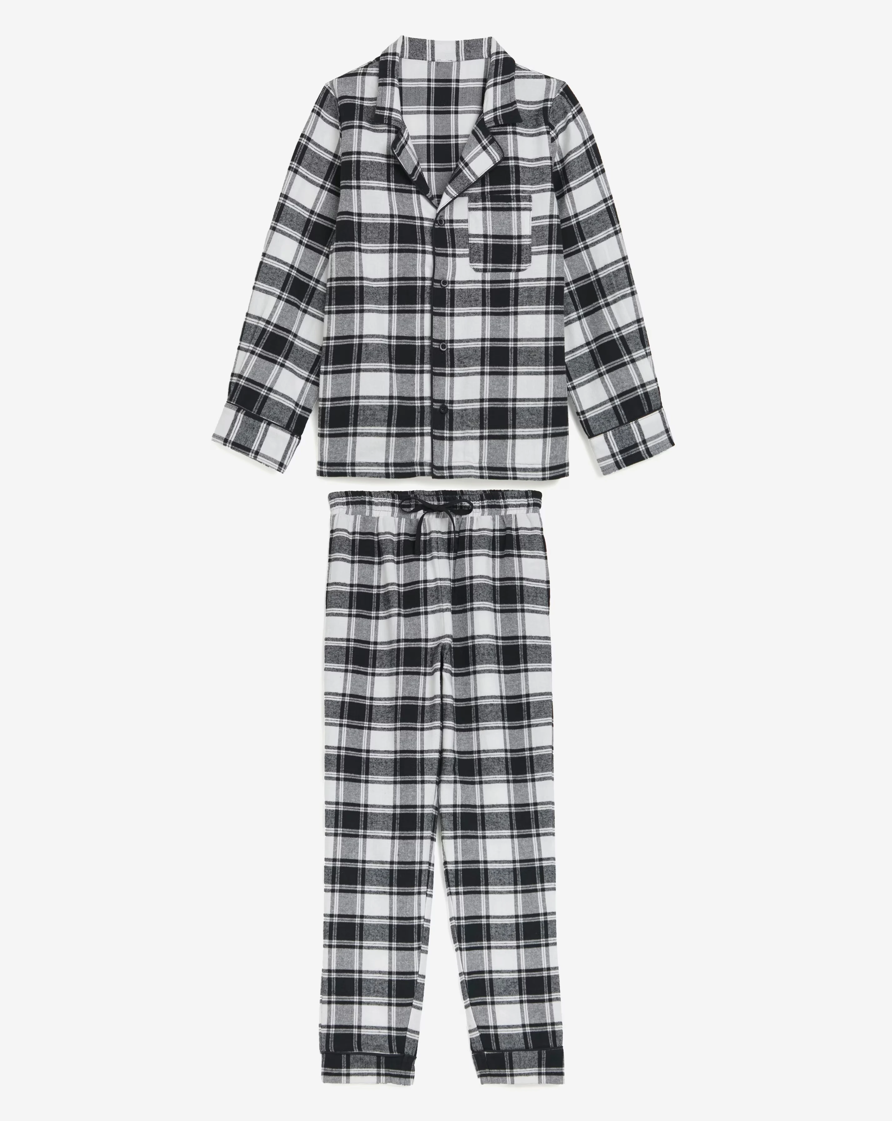 Pretty Secrets Pyjama Woven Button Through Kids Mono 1 Pretty Secrets Pyjama Woven Button Through Kids Mono