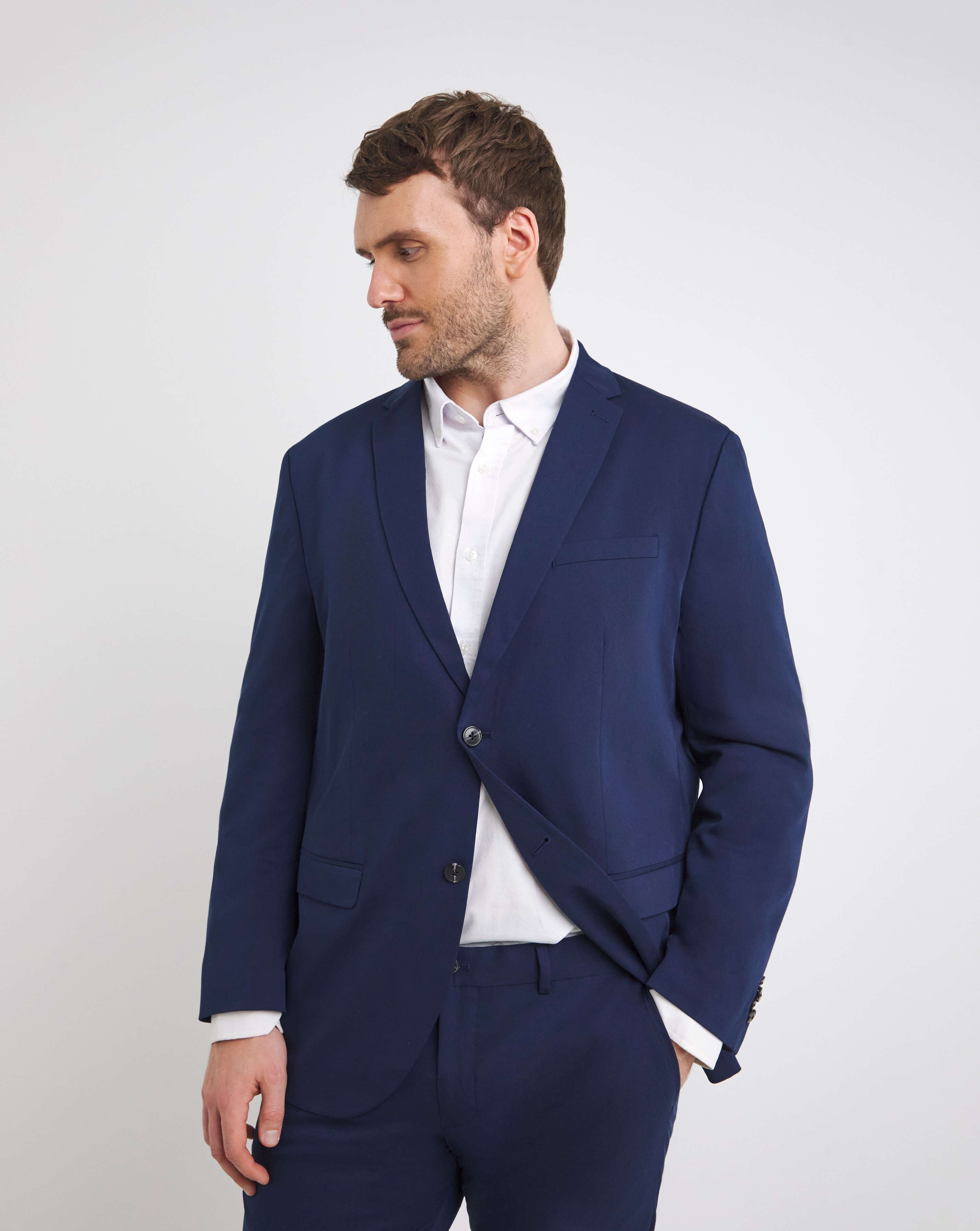 Jack & Jones Franco Regular Suit Jacket - Blue 1 Jack & Jones Franco Regular Suit Jacket - Blue