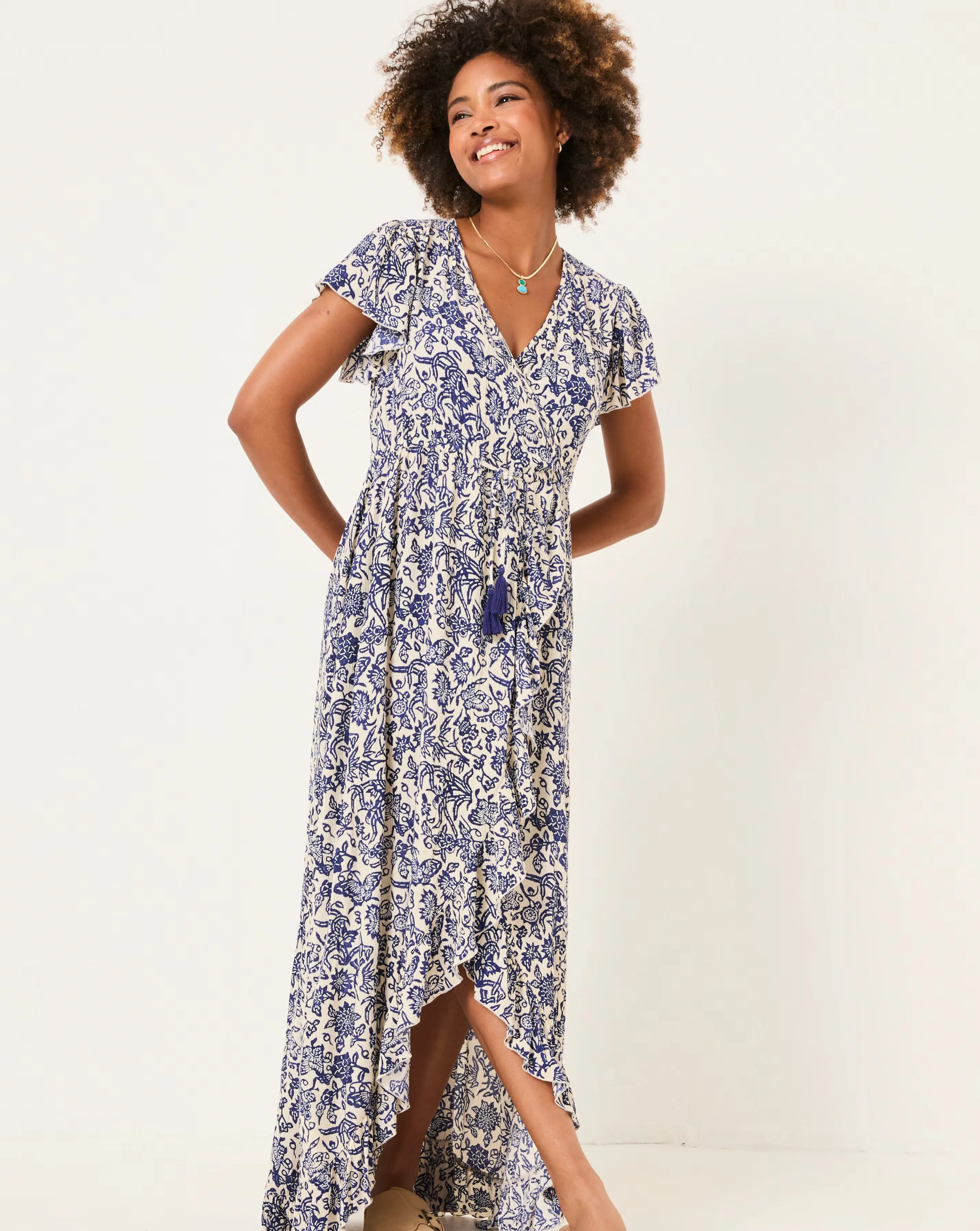 Fatface Erin Wrap Dress 1 Fatface Erin Wrap Dress