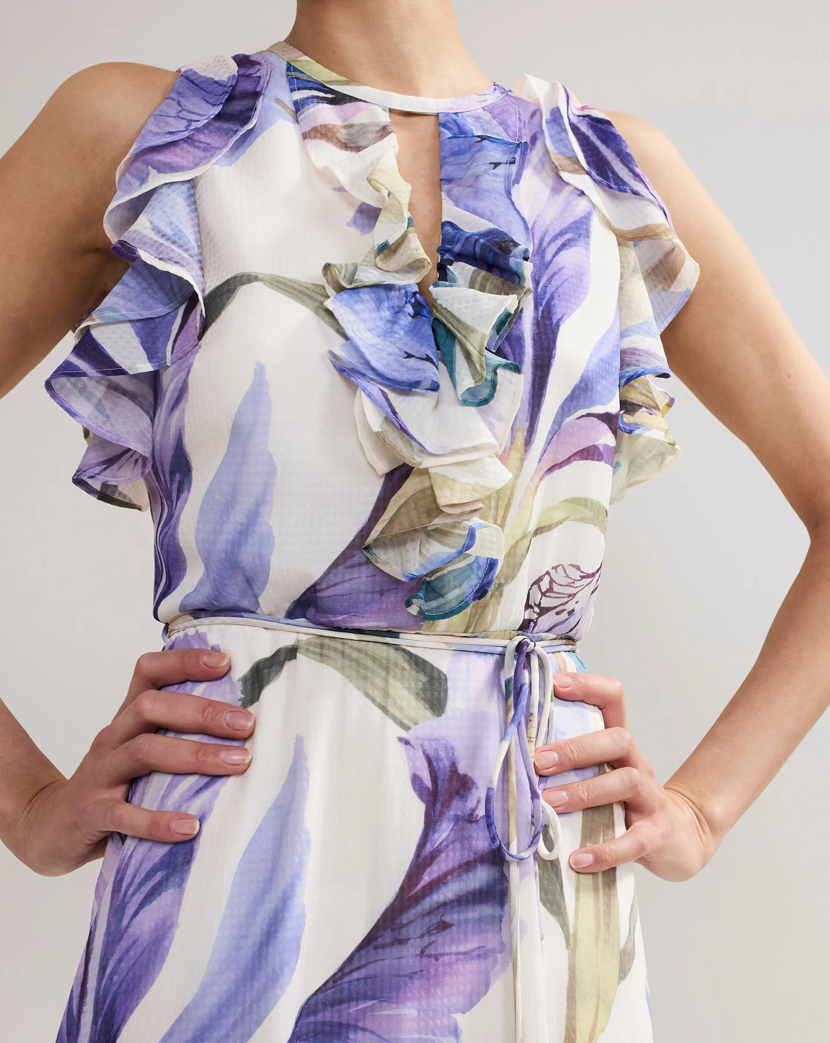 Phase Eight Rachel Printed Texture Maxi Dress 5 Phase Eight Rachel Printed Texture Maxi Dress
