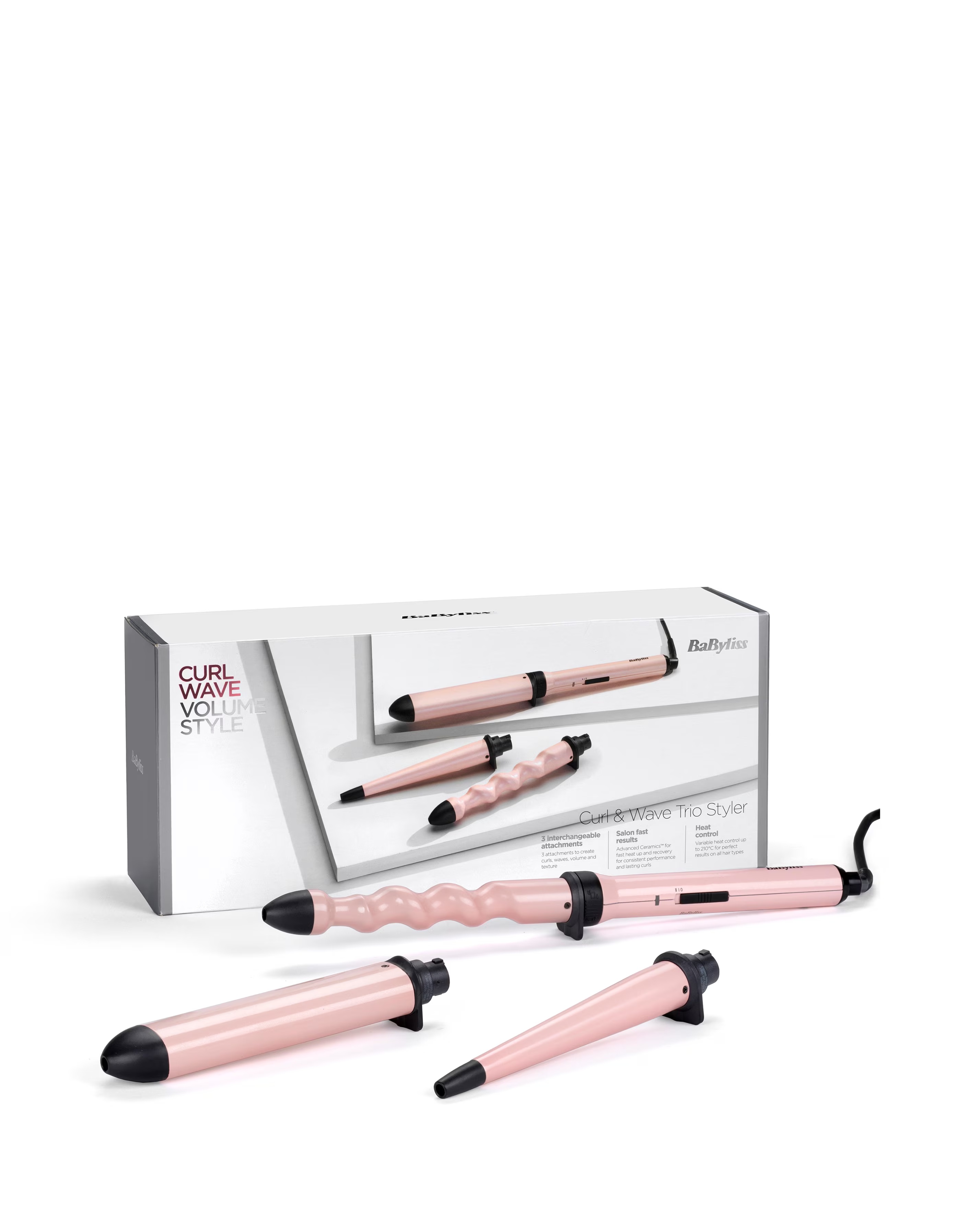 BaByliss Curl & Wave Trio Hair Styler 1 BaByliss Curl & Wave Trio Hair Styler