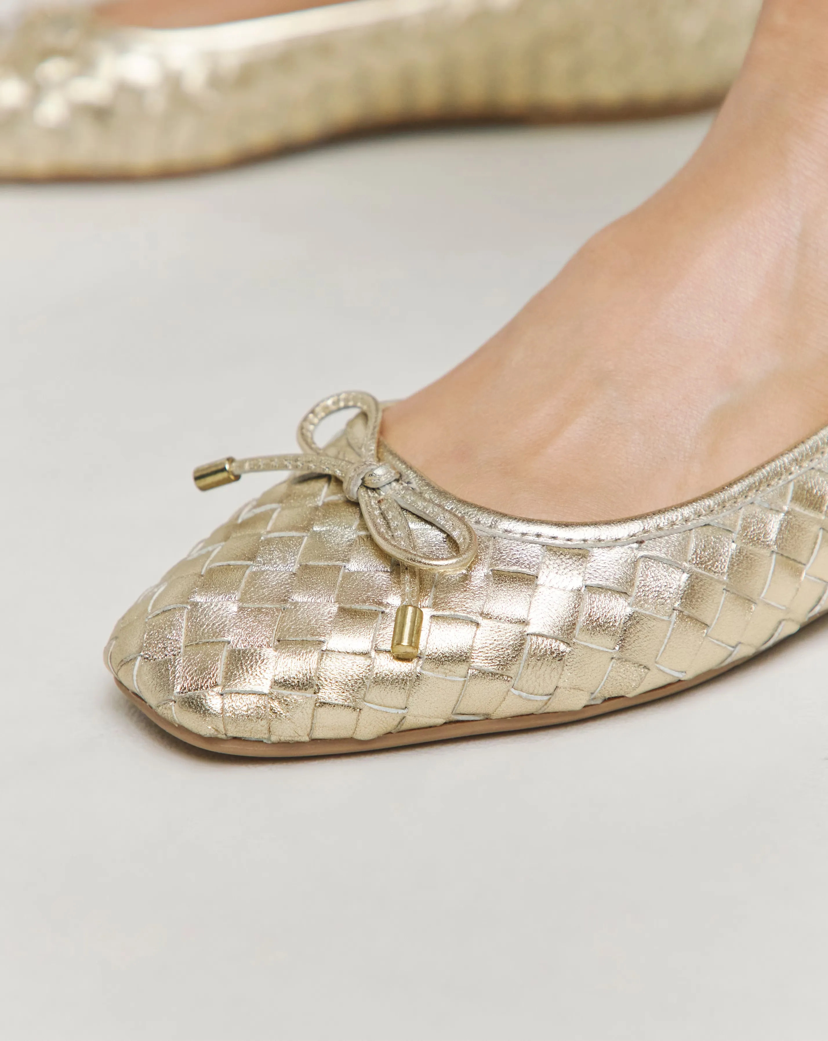 Monaco Woven Leather Ballerinas - Extra Wide Fit (EEE) 3 Monaco Woven Leather Ballerinas - Extra Wide Fit (EEE)