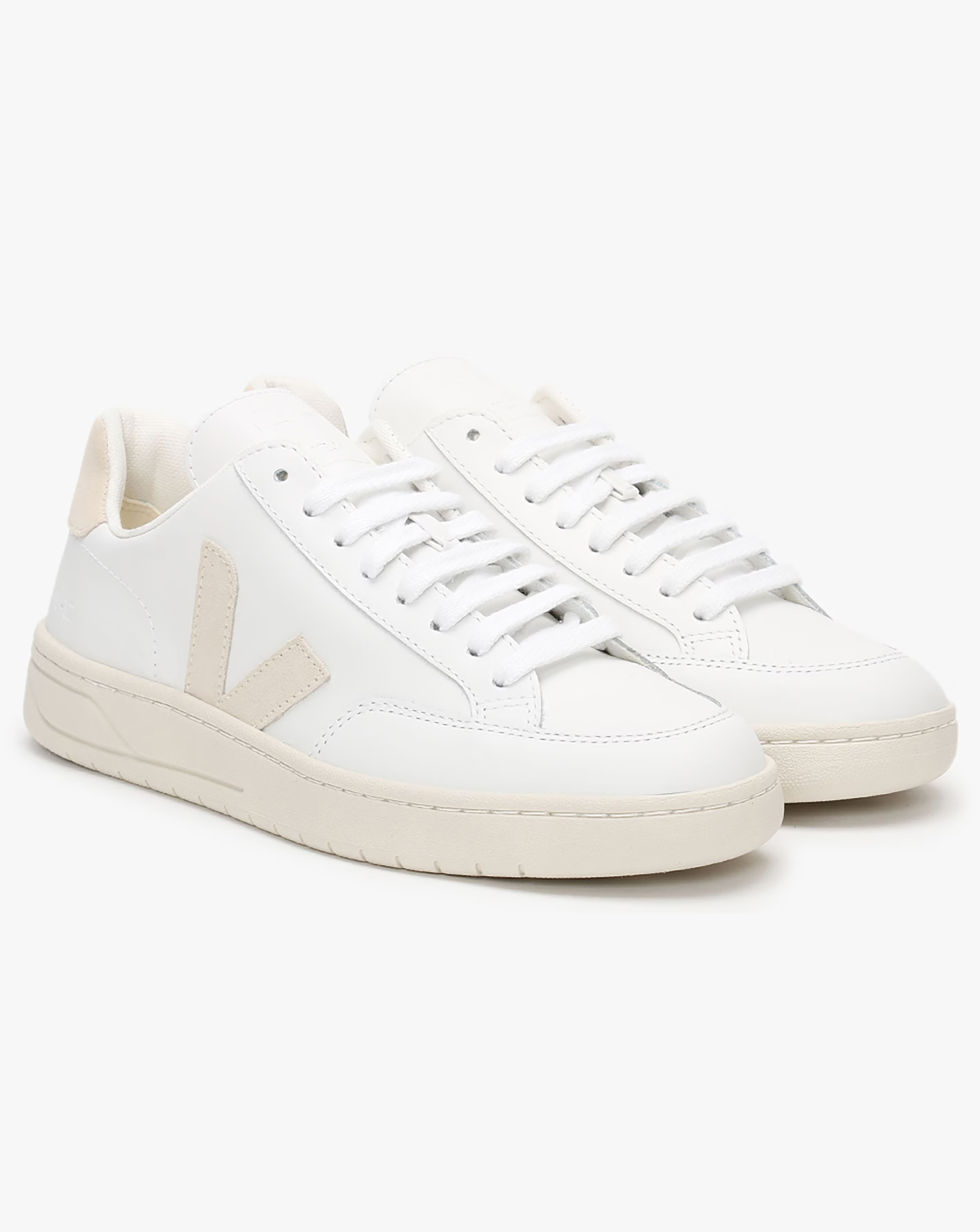 Veja V-12 Leather Extra White Sable Trainers 2 Veja V-12 Leather Extra White Sable Trainers