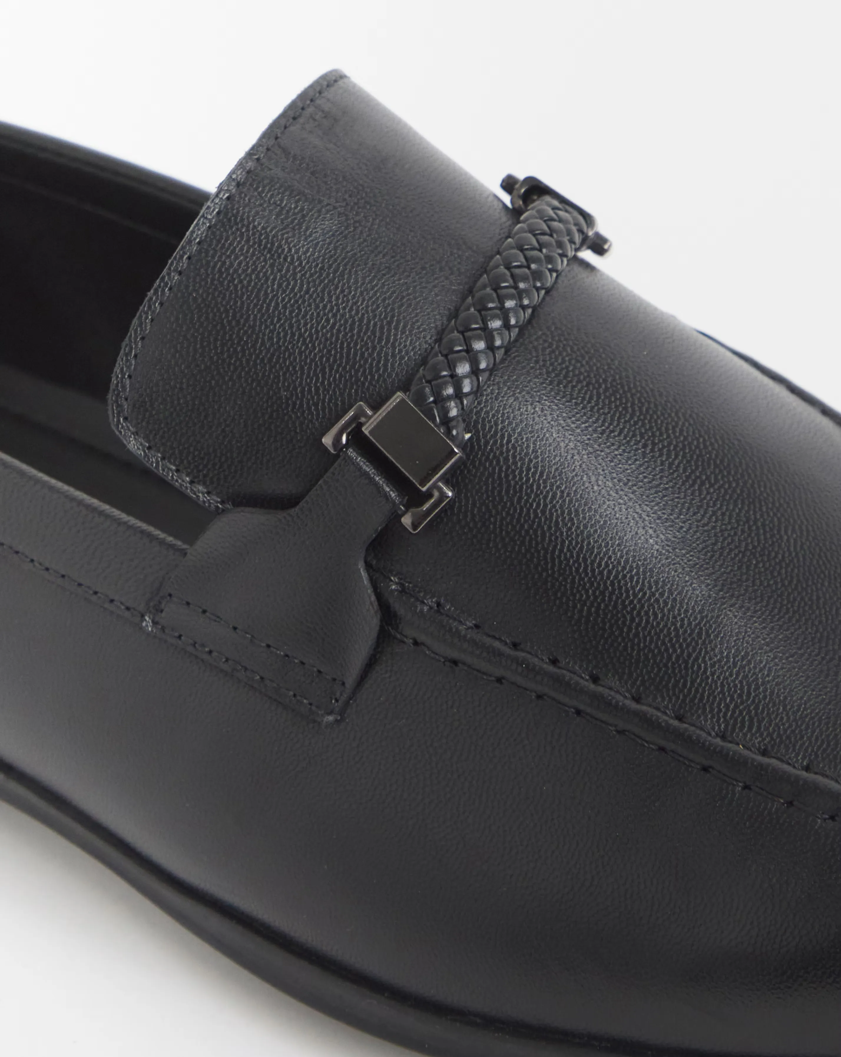Leather Formal Snaffle Bar Loafer Wide 4 Leather Formal Snaffle Bar Loafer Wide