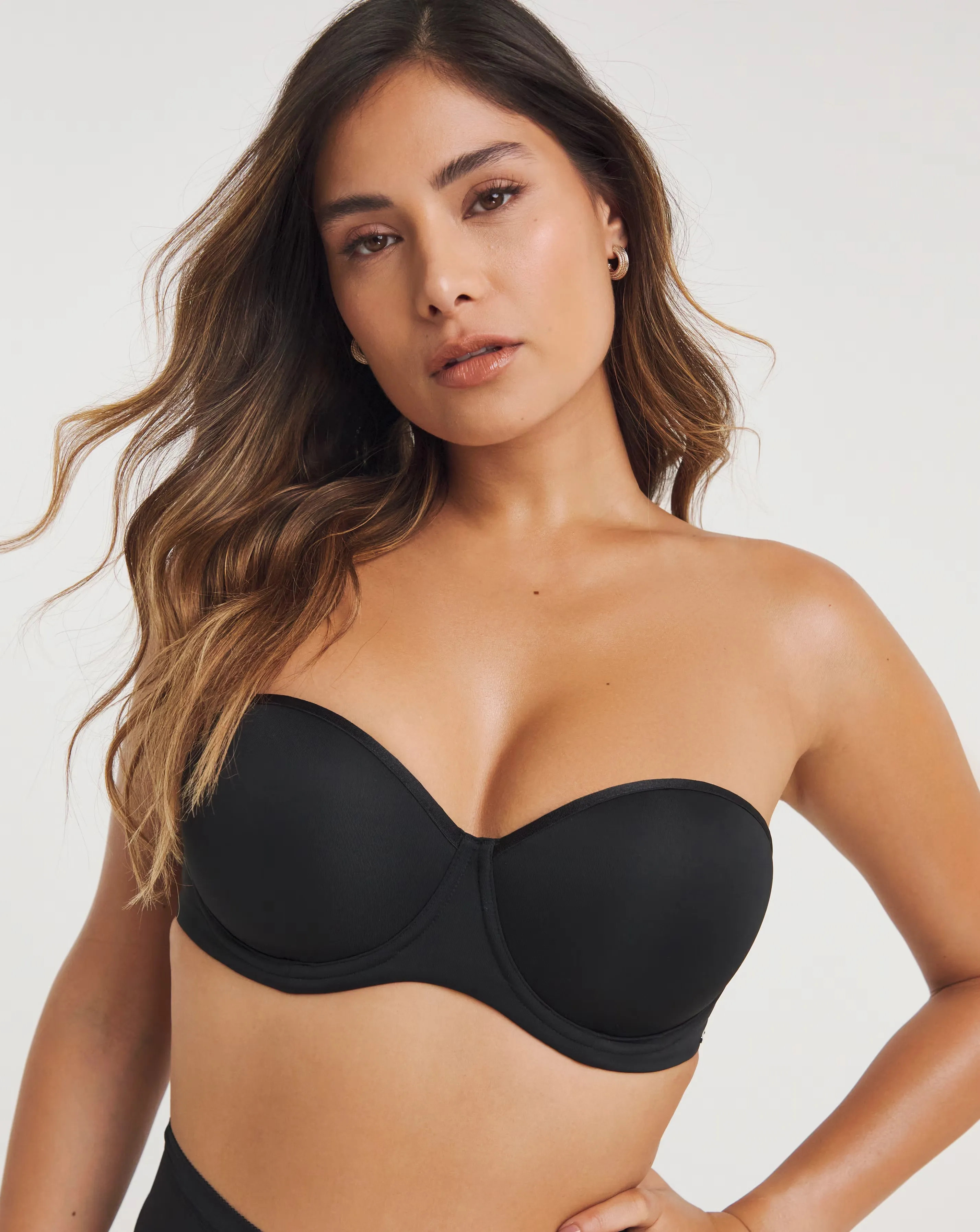 Boux Avenue Microfibre Wired Multiway Bra Black 1 Boux Avenue Microfibre Wired Multiway Bra Black
