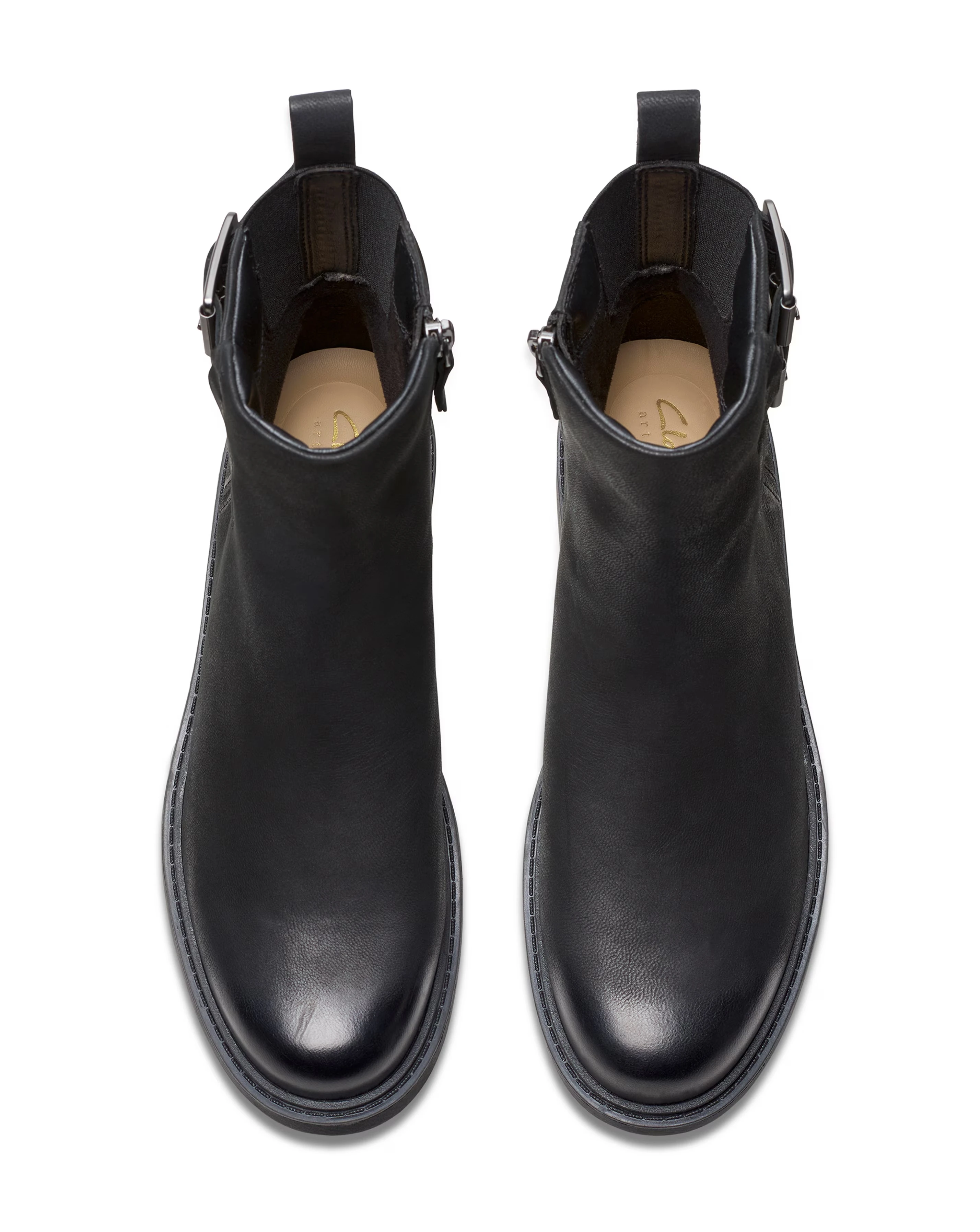Clarks Orinoco2 Bay Buckle Chunky Leather Boot Standard Fit 6 Clarks Orinoco2 Bay Buckle Chunky Leather Boot Standard Fit