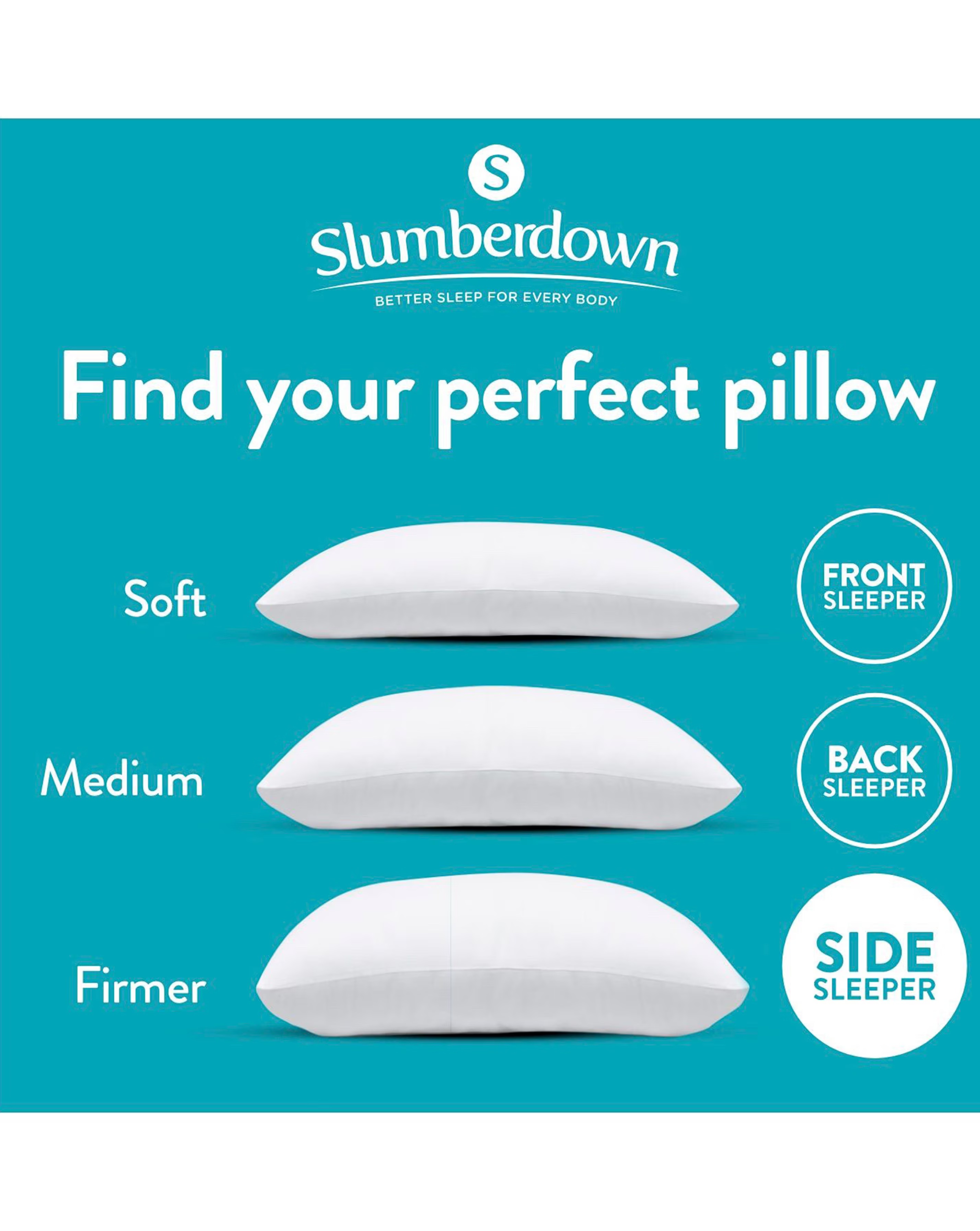 Slumberdown Memory Foam Plus Pillow 5 Slumberdown Memory Foam Plus Pillow