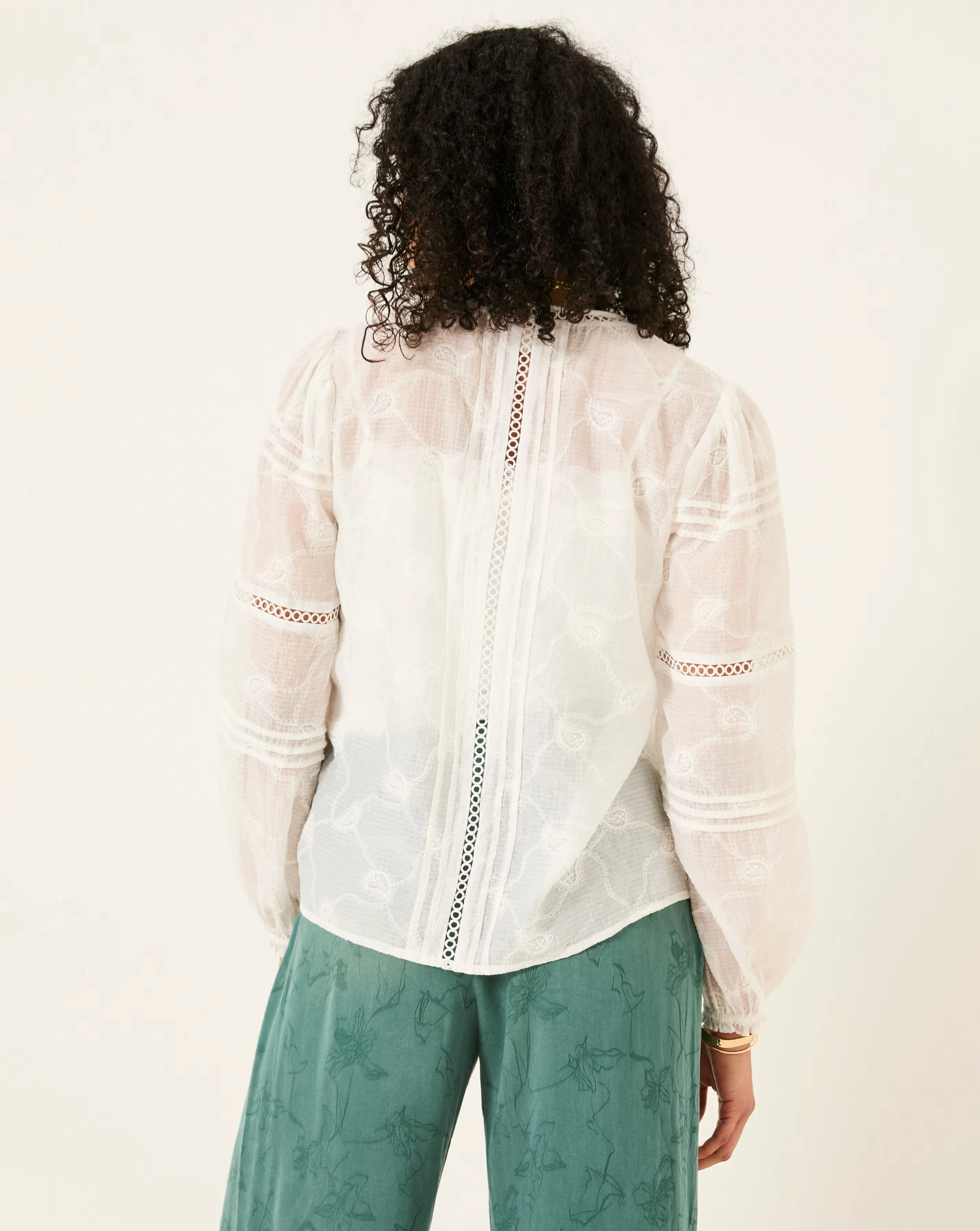 Fatface Copper & Black Jasmine Decorative Blouse 6 Fatface Copper & Black Jasmine Decorative Blouse