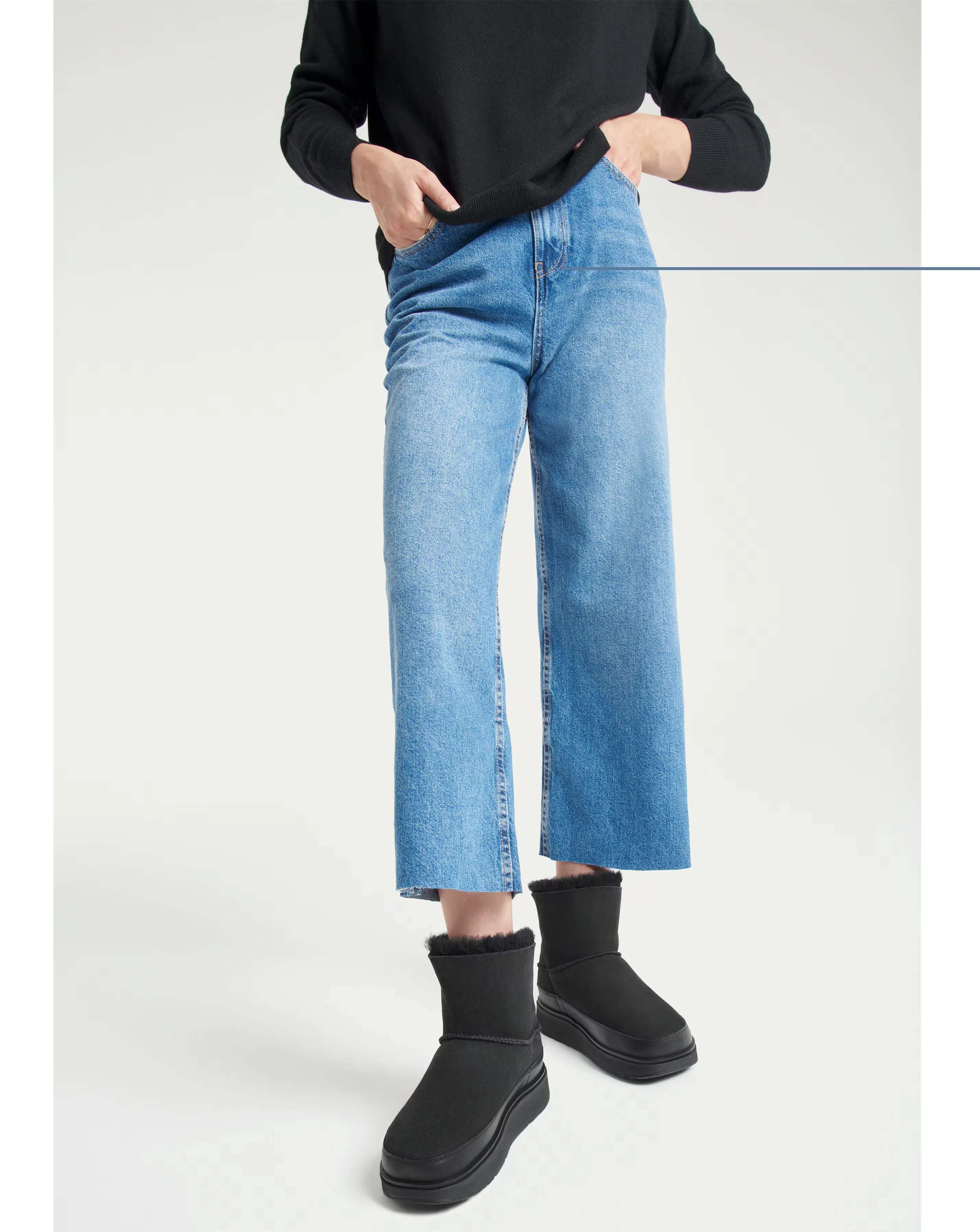 FitFlop Gen FF Mini Suede Shearling Warm Boots Standard Fit 10 FitFlop Gen FF Mini Suede Shearling Warm Boots Standard Fit
