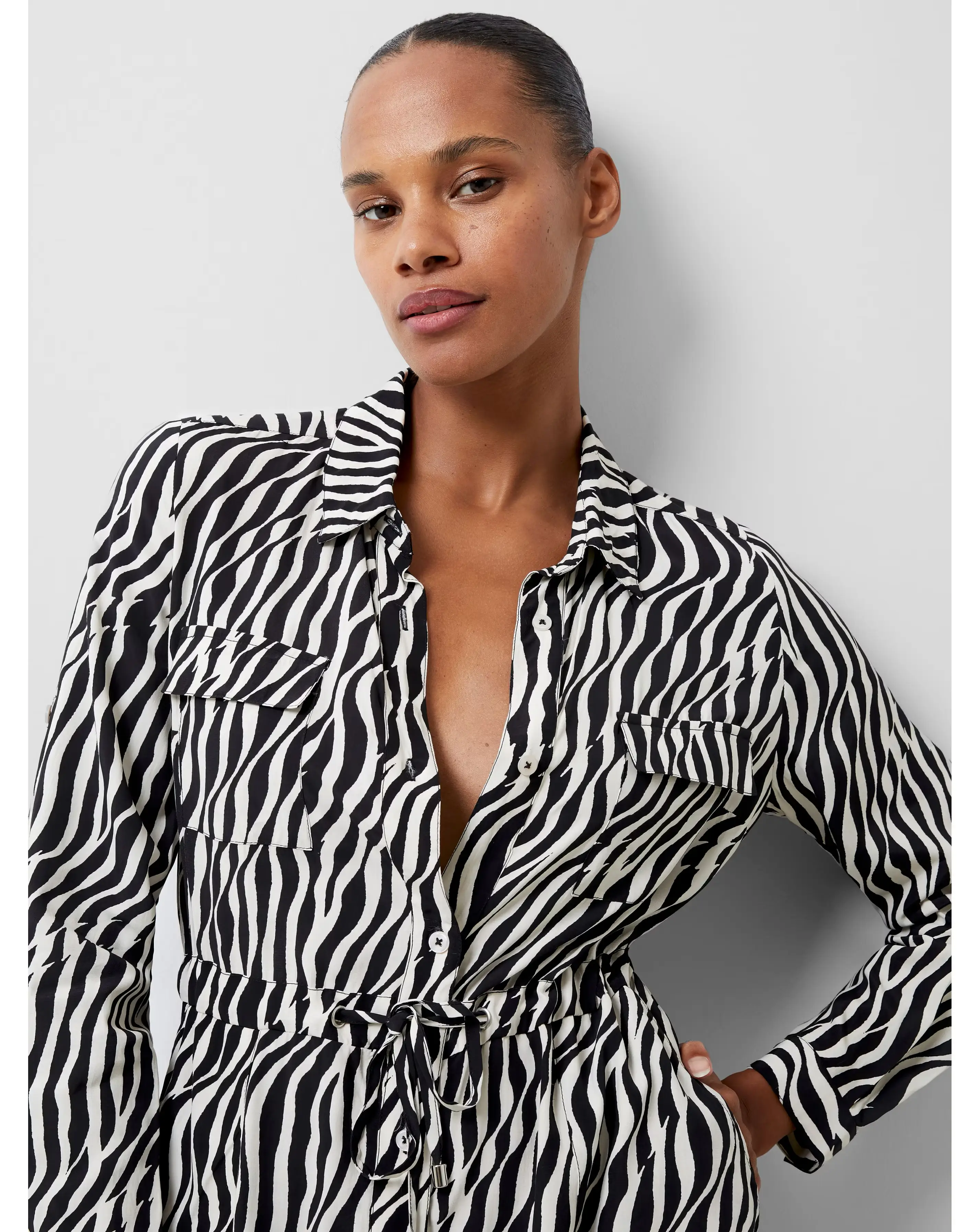 French Connection Zebra Print Dress 3 French Connection Zebra Print Dress