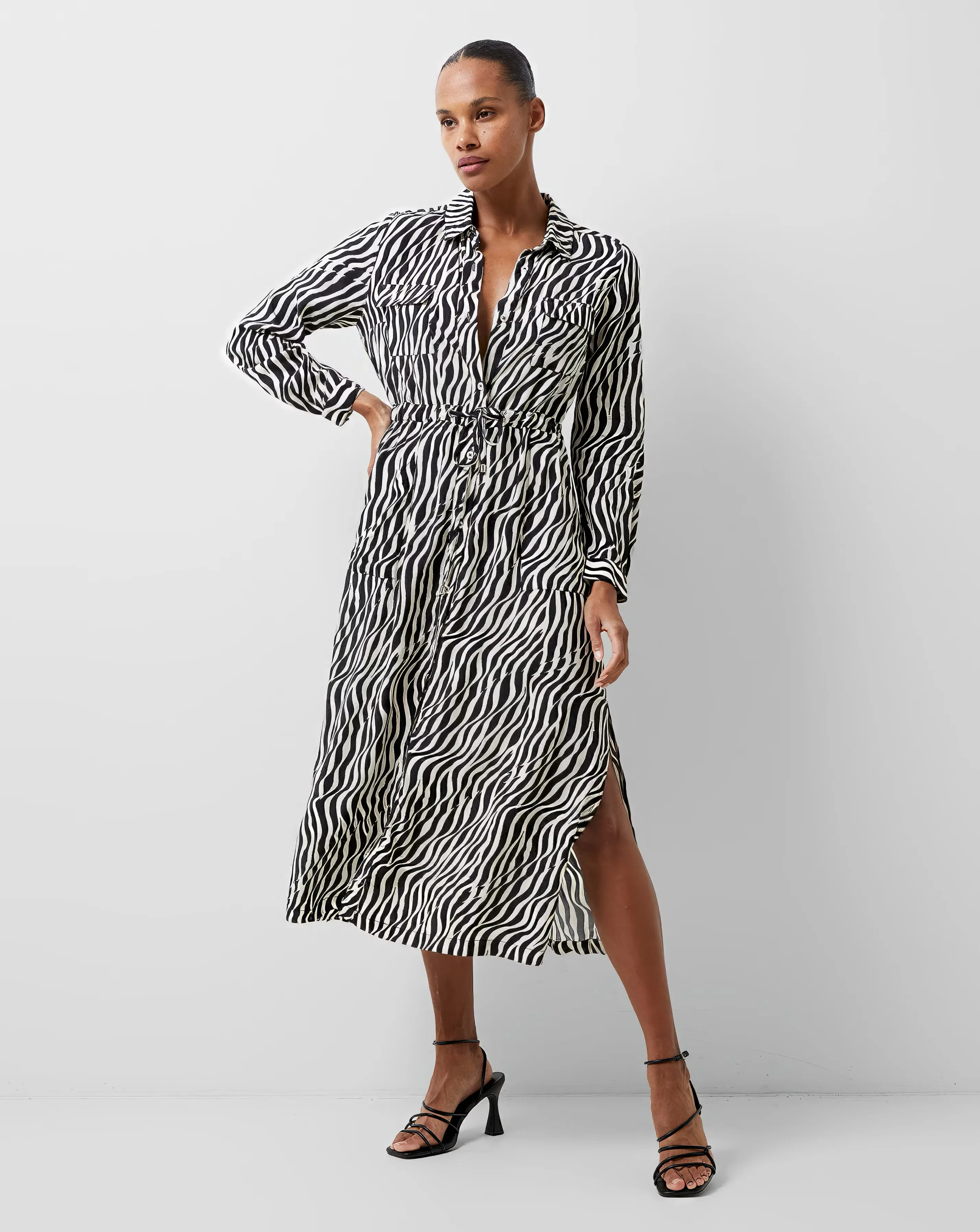 French Connection Zebra Print Dress 4 French Connection Zebra Print Dress