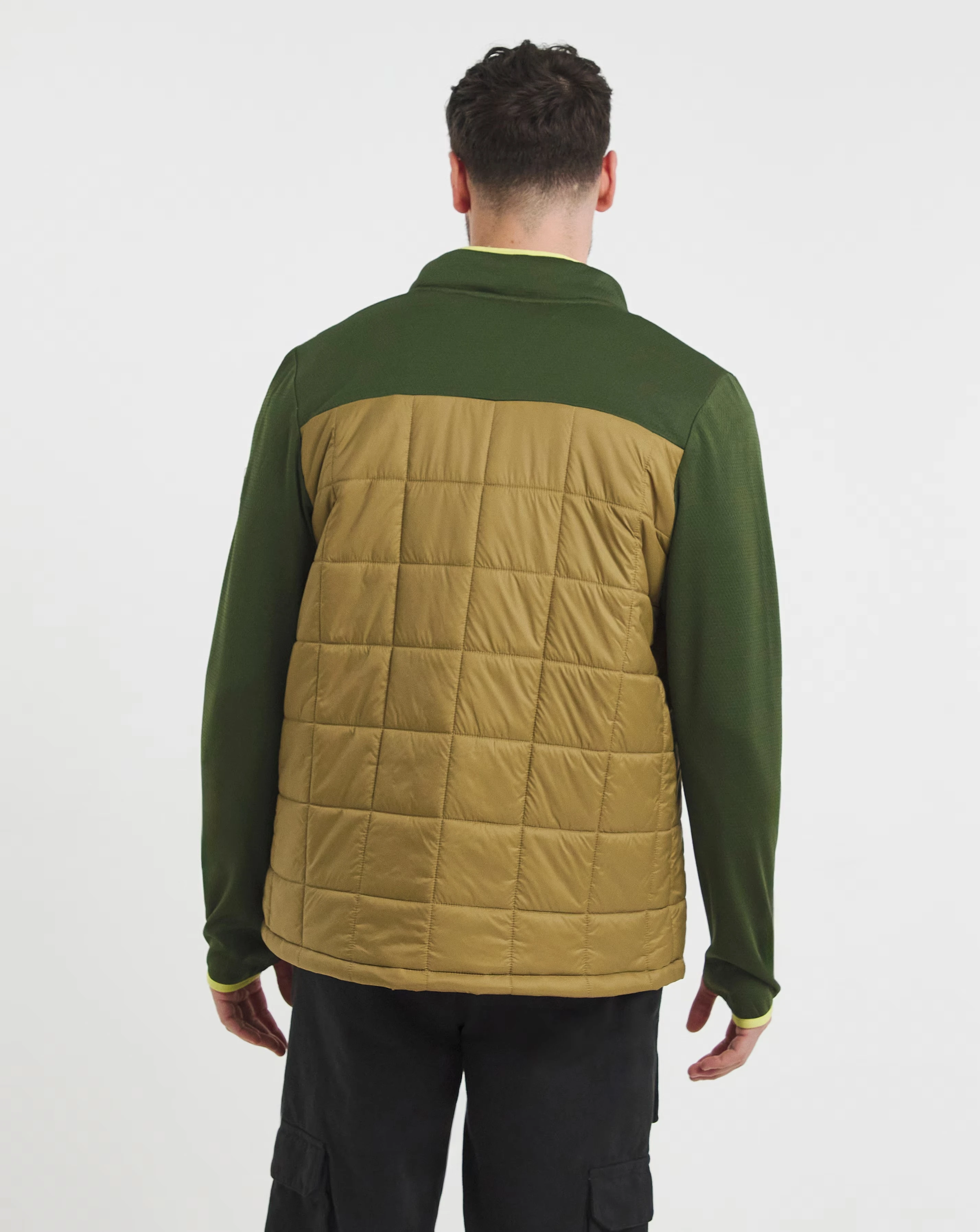 Snowdonia Square Padded Hybrid Zip Up Jacket 3 Snowdonia Square Padded Hybrid Zip Up Jacket