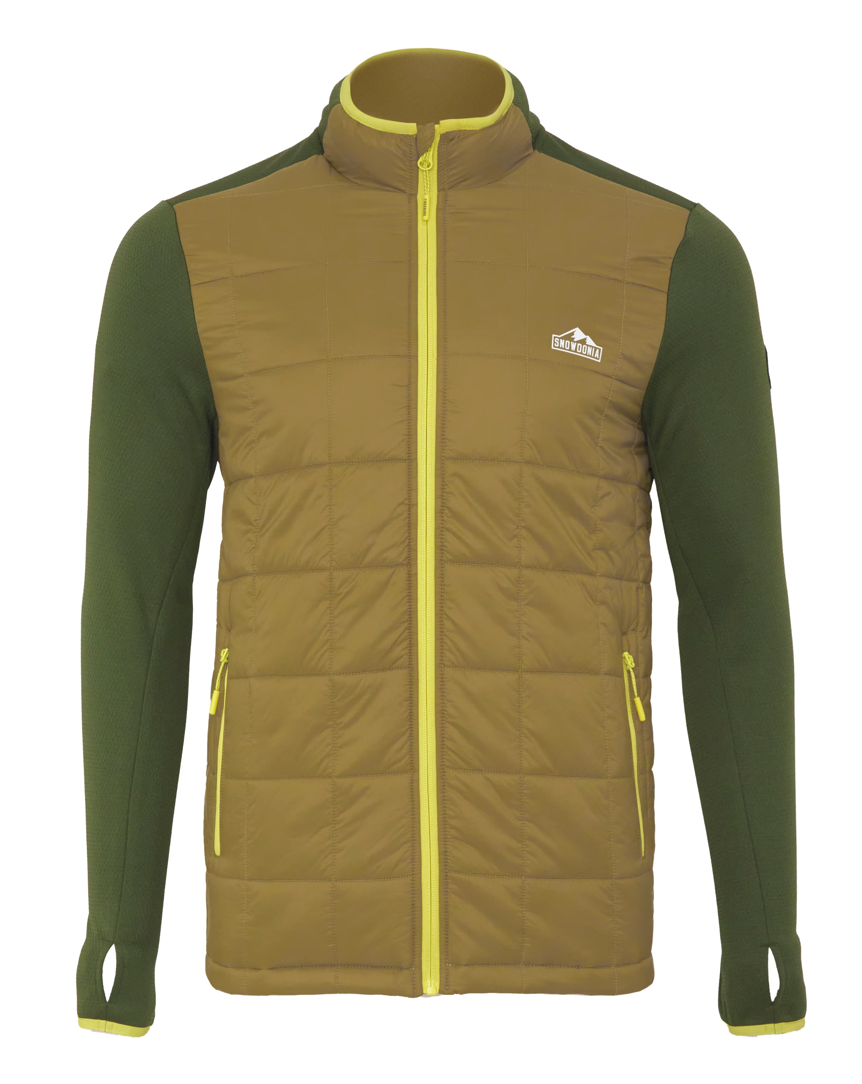 Snowdonia Square Padded Hybrid Zip Up Jacket 4 Snowdonia Square Padded Hybrid Zip Up Jacket