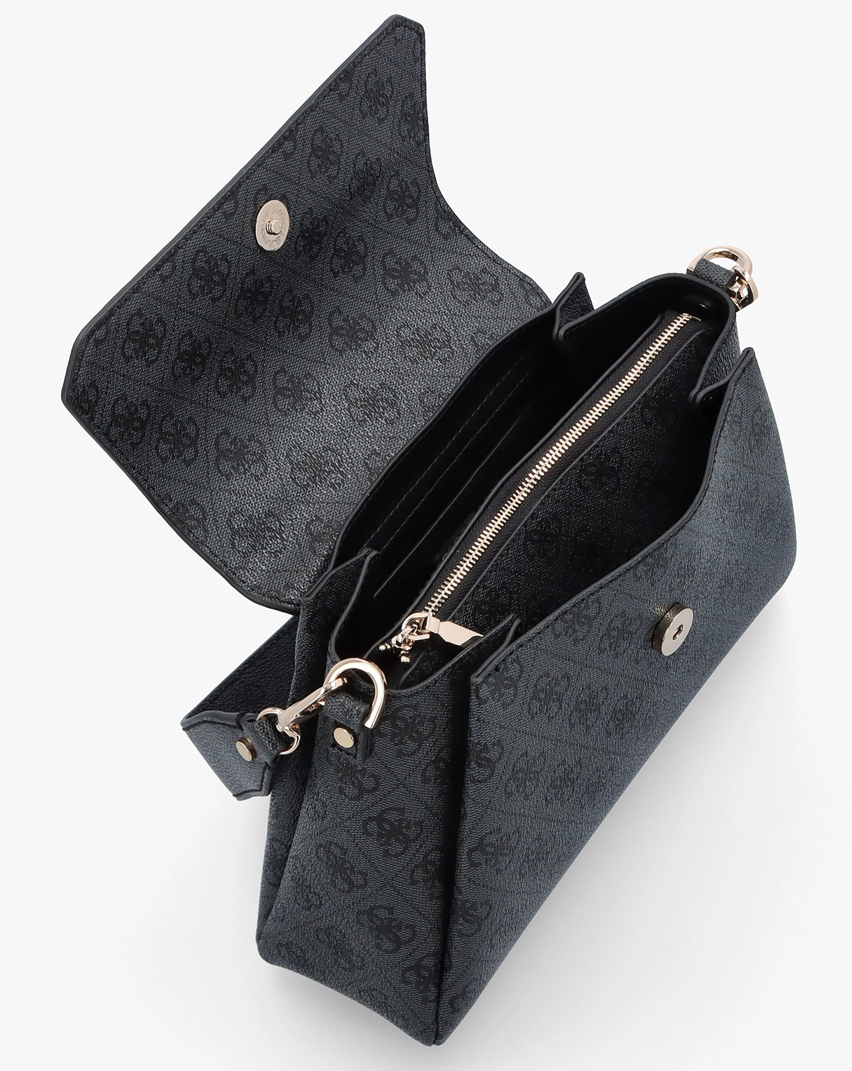 Guess Sora Girlfriend Coal Logo Shoulder Bag 3 Guess Sora Girlfriend Coal Logo Shoulder Bag
