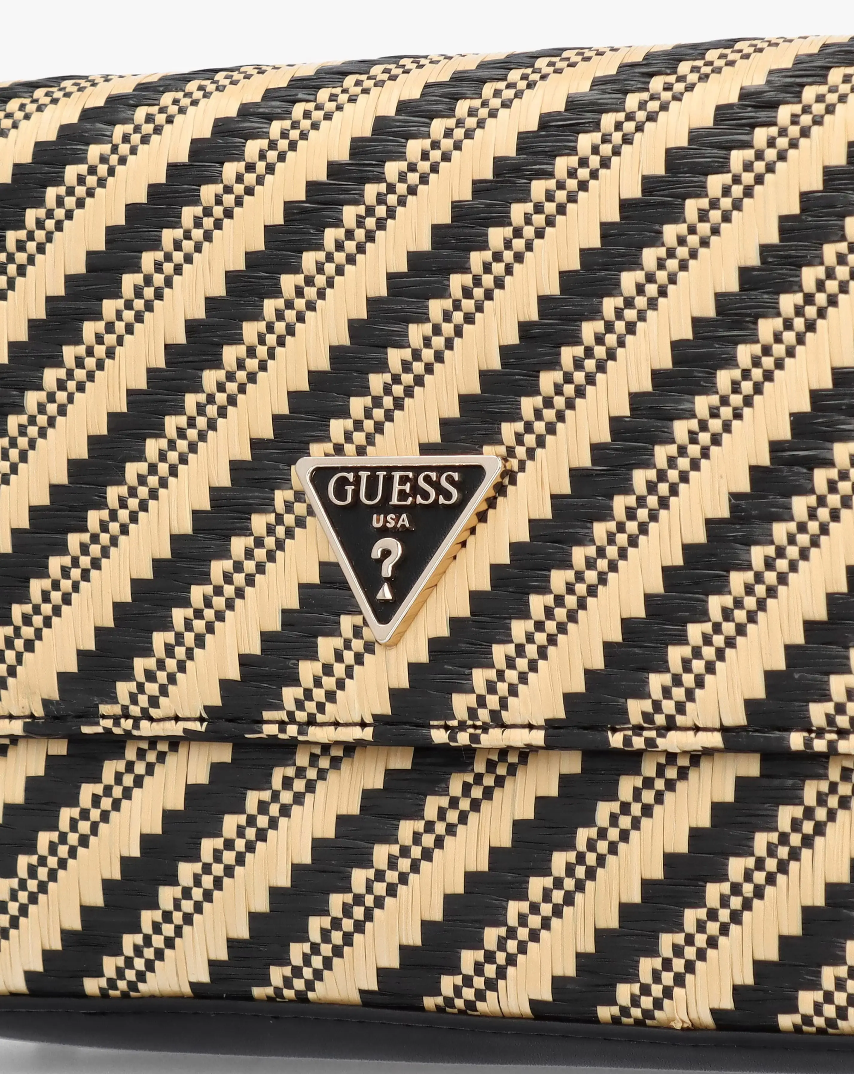 Guess Simona Woven Black Shoulder Bag 5 Guess Simona Woven Black Shoulder Bag