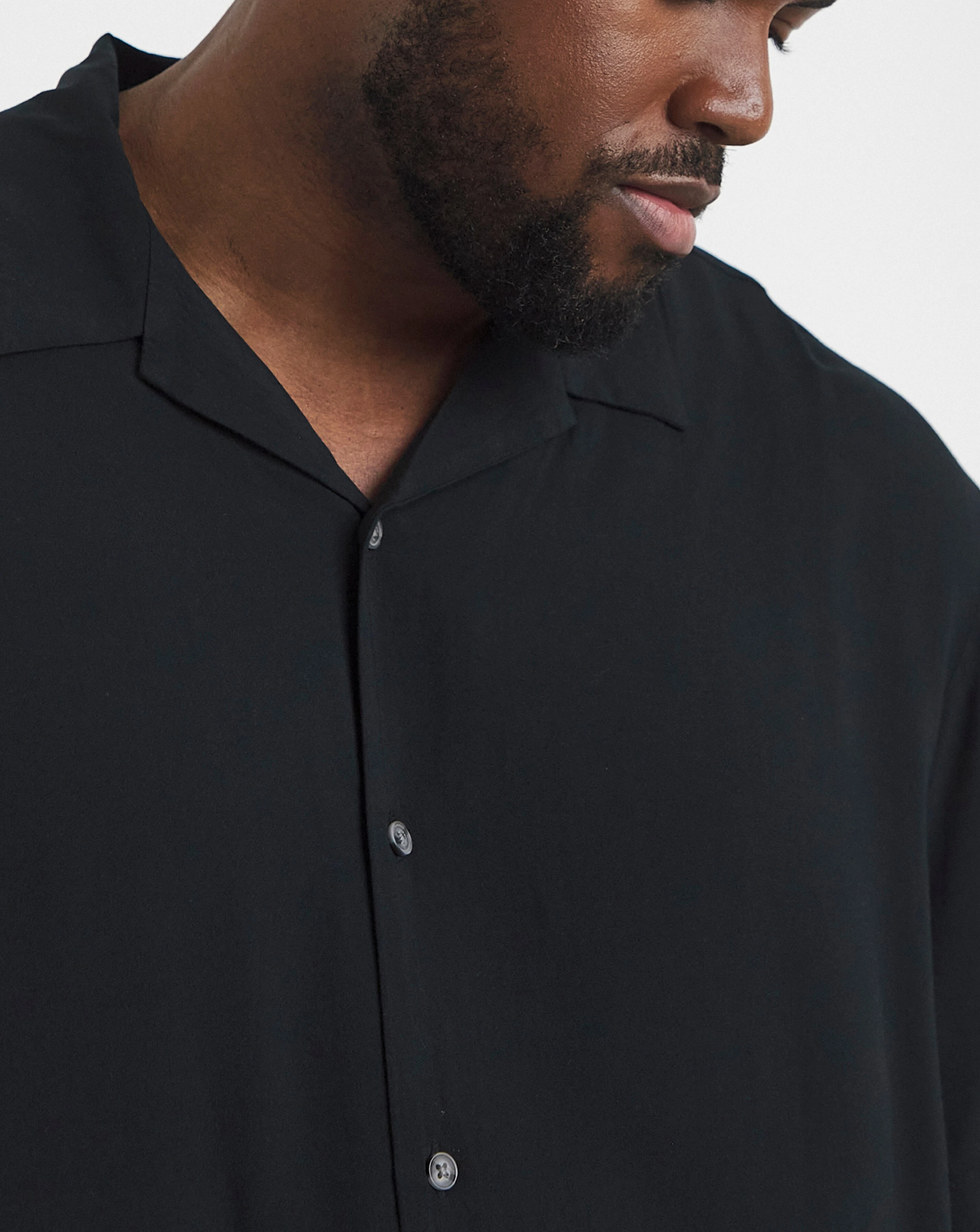 Jack & Jones Jeff Resort Shirt - Black 3 Jack & Jones Jeff Resort Shirt - Black