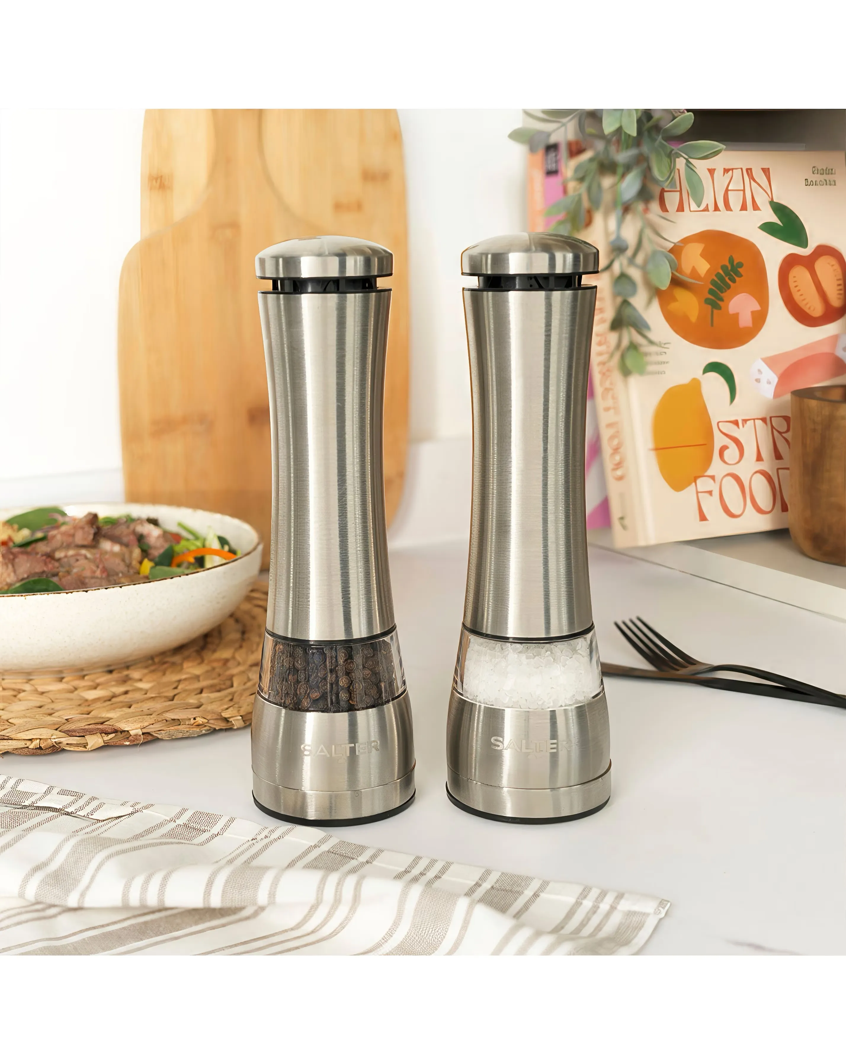 Salter Electric Mill Set