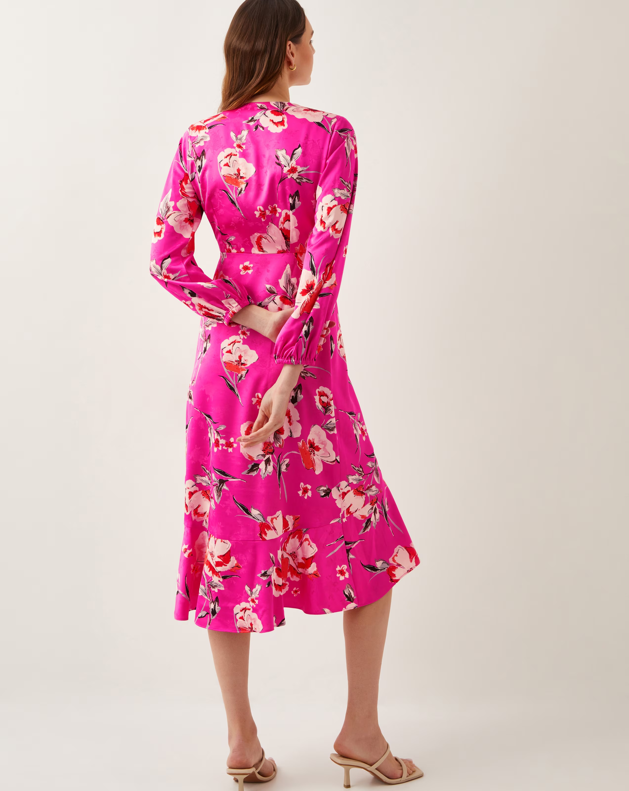 Monsoon Meredith Floral Midi Wrap Dress 3 Monsoon Meredith Floral Midi Wrap Dress