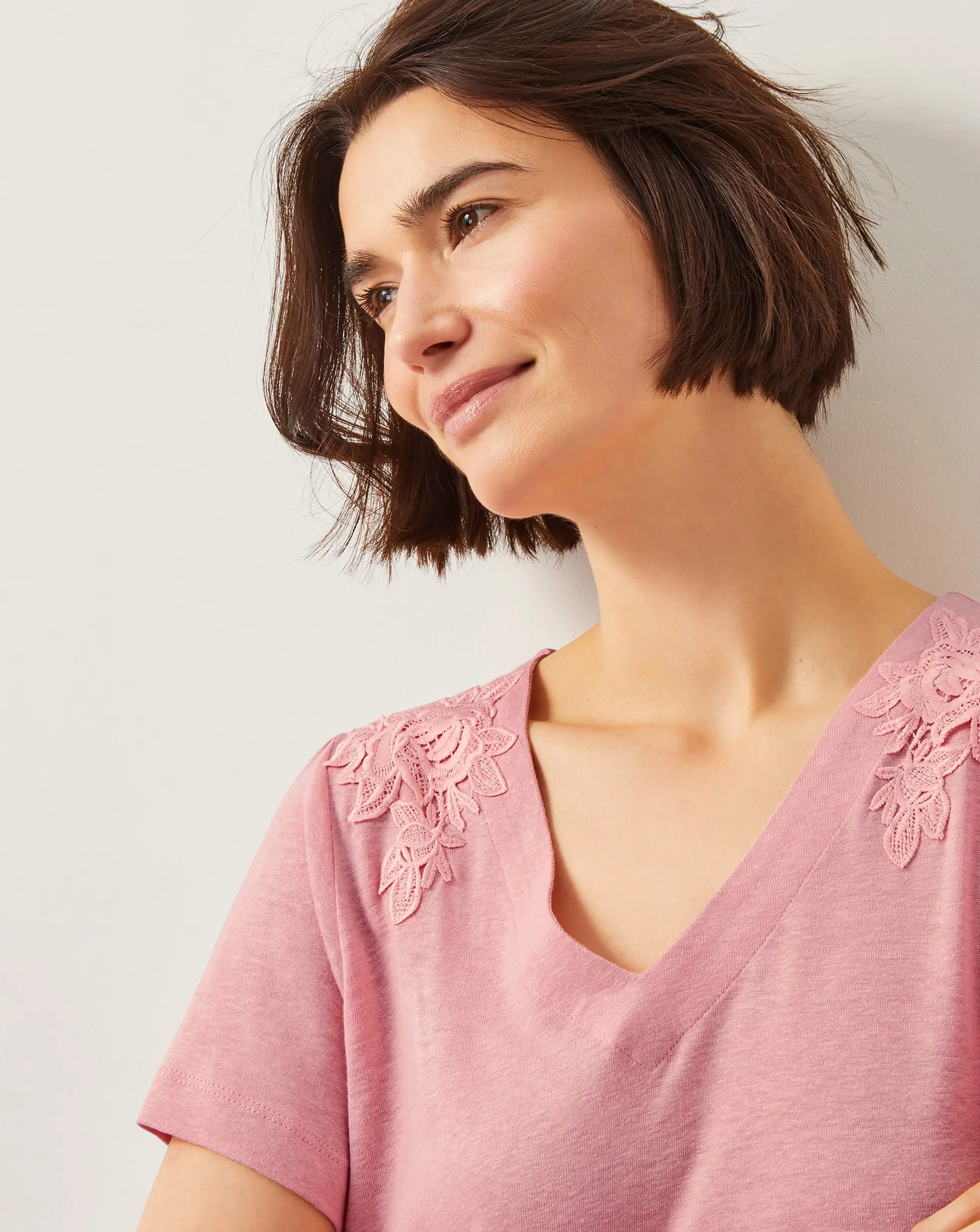 Monsoon Mabel Linen Blend T-Shirt 4 Monsoon Mabel Linen Blend T-Shirt
