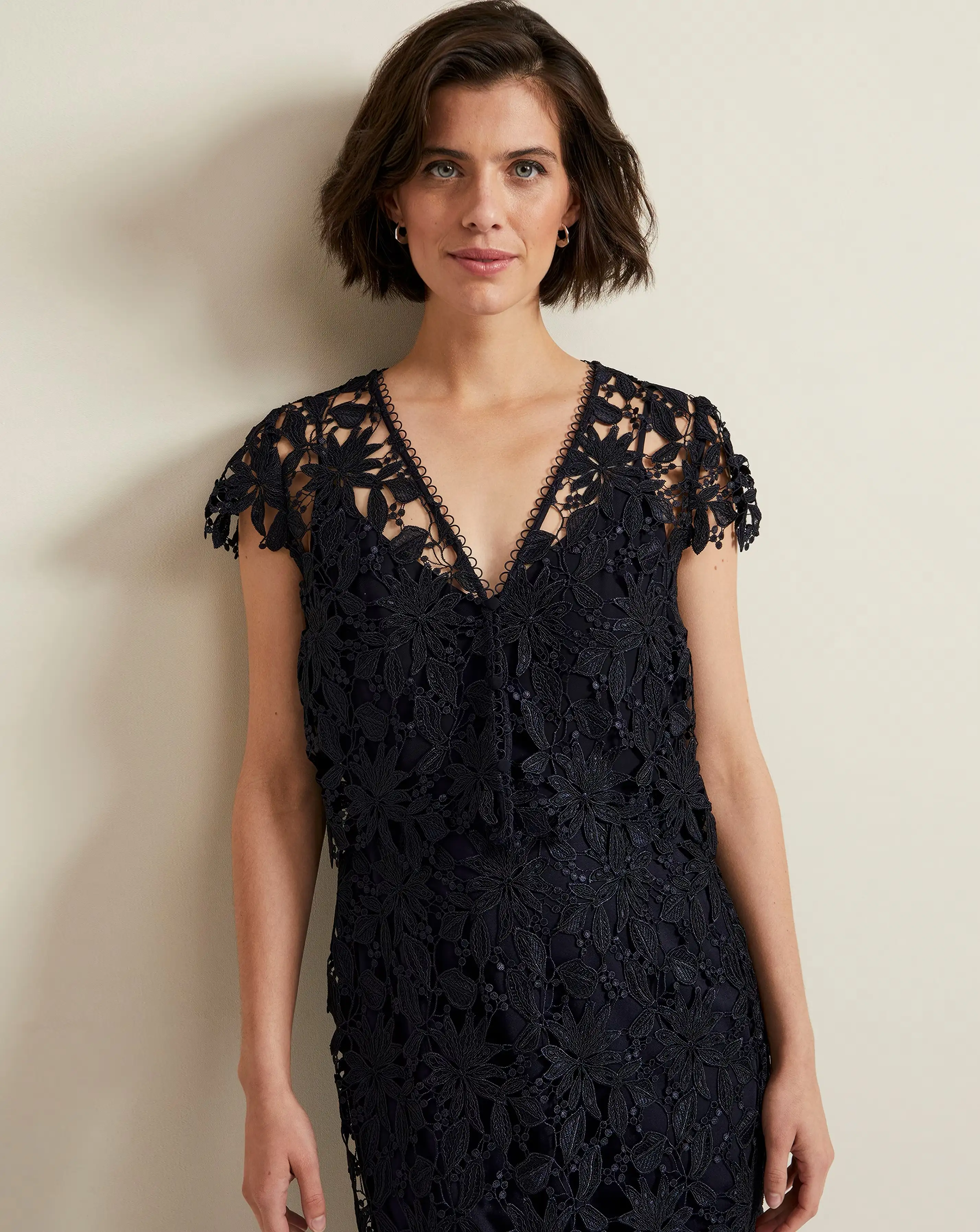 Phase Eight Meghan Lace Double Layer Dress 4 Phase Eight Meghan Lace Double Layer Dress