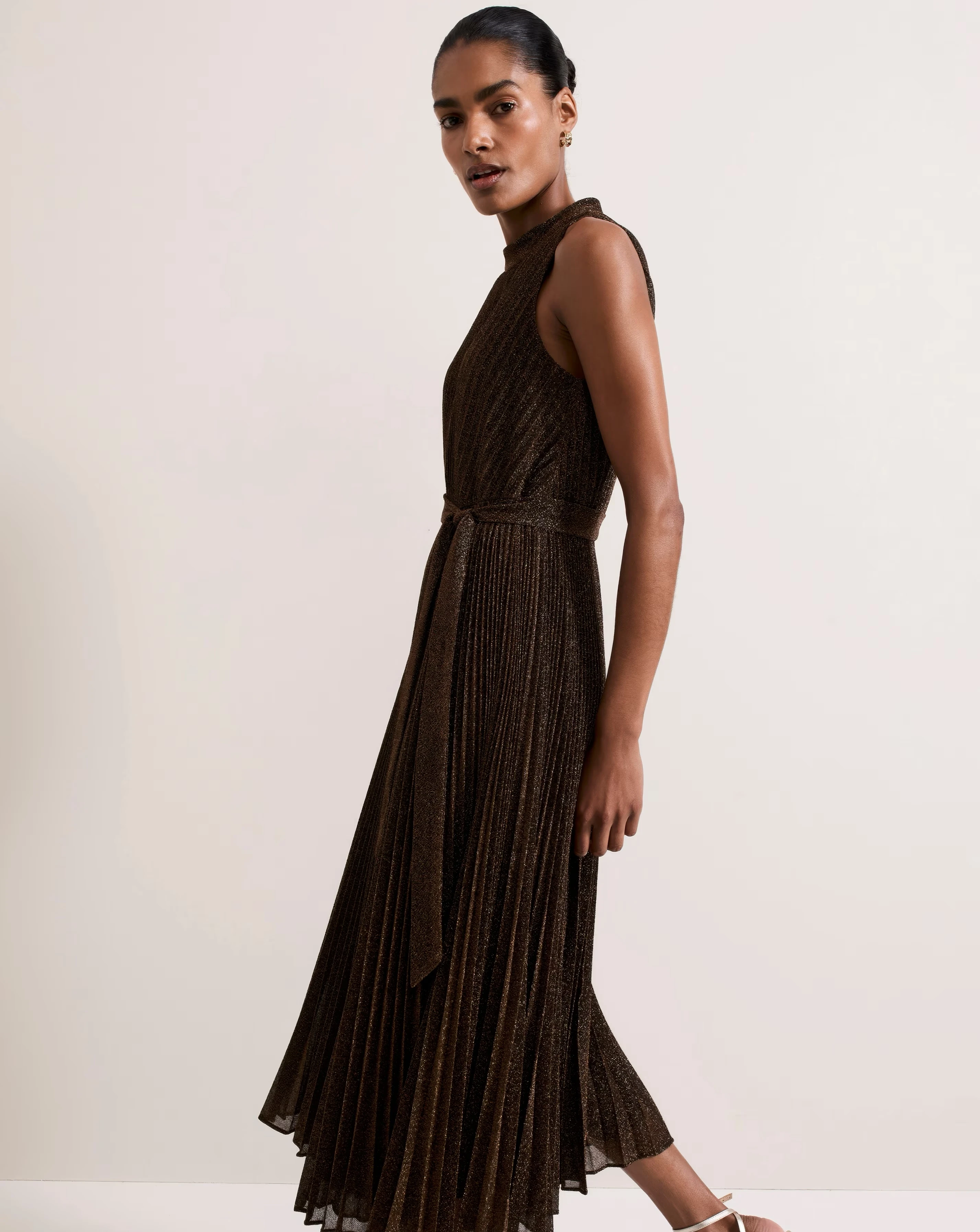 Phase Eight Simara Sparkle Pleat Midi Dress 2 Phase Eight Simara Sparkle Pleat Midi Dress