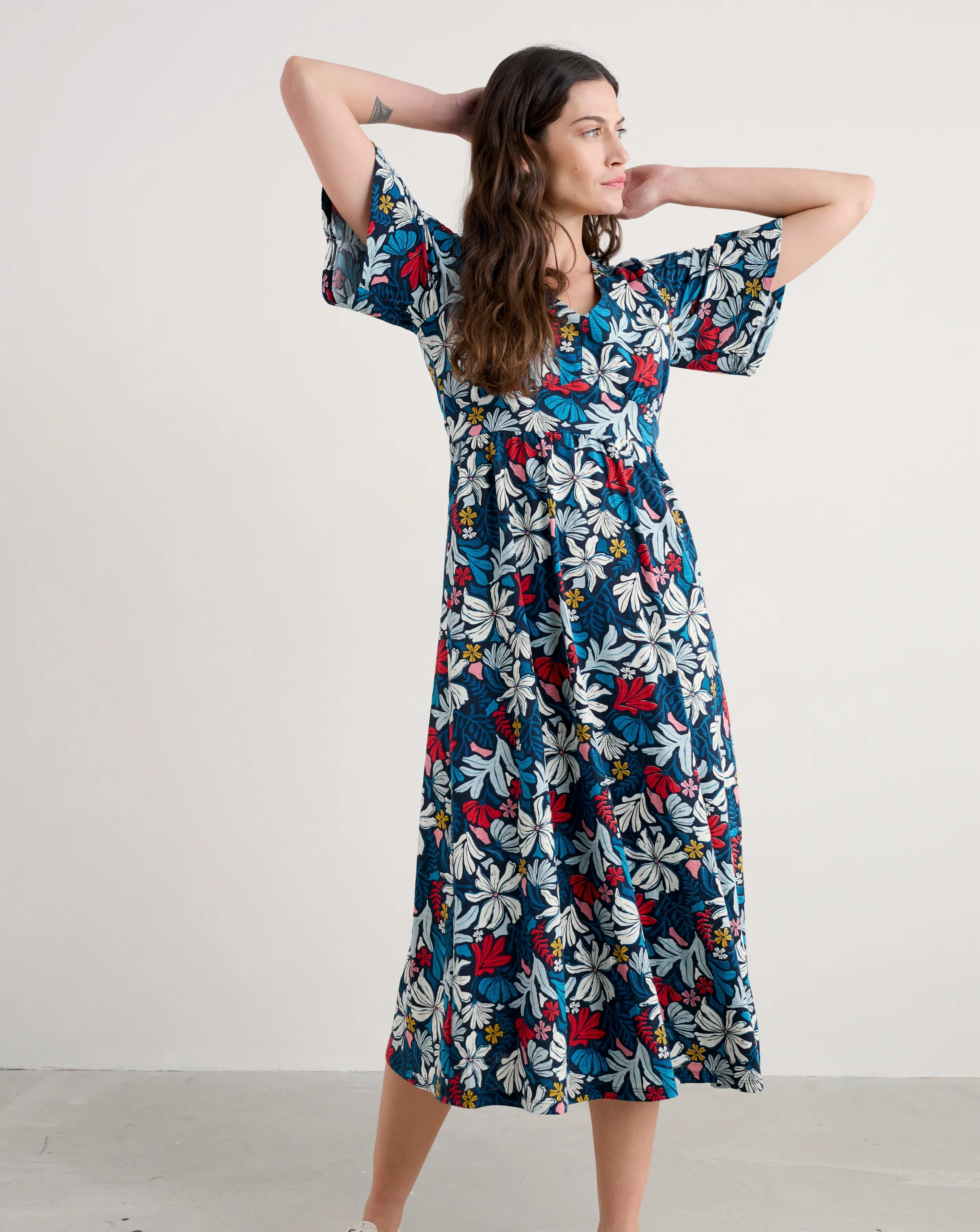 Seasalt Cornwall Chateaux Dress (Half sleeve) 2 Seasalt Cornwall Chateaux Dress (Half sleeve)