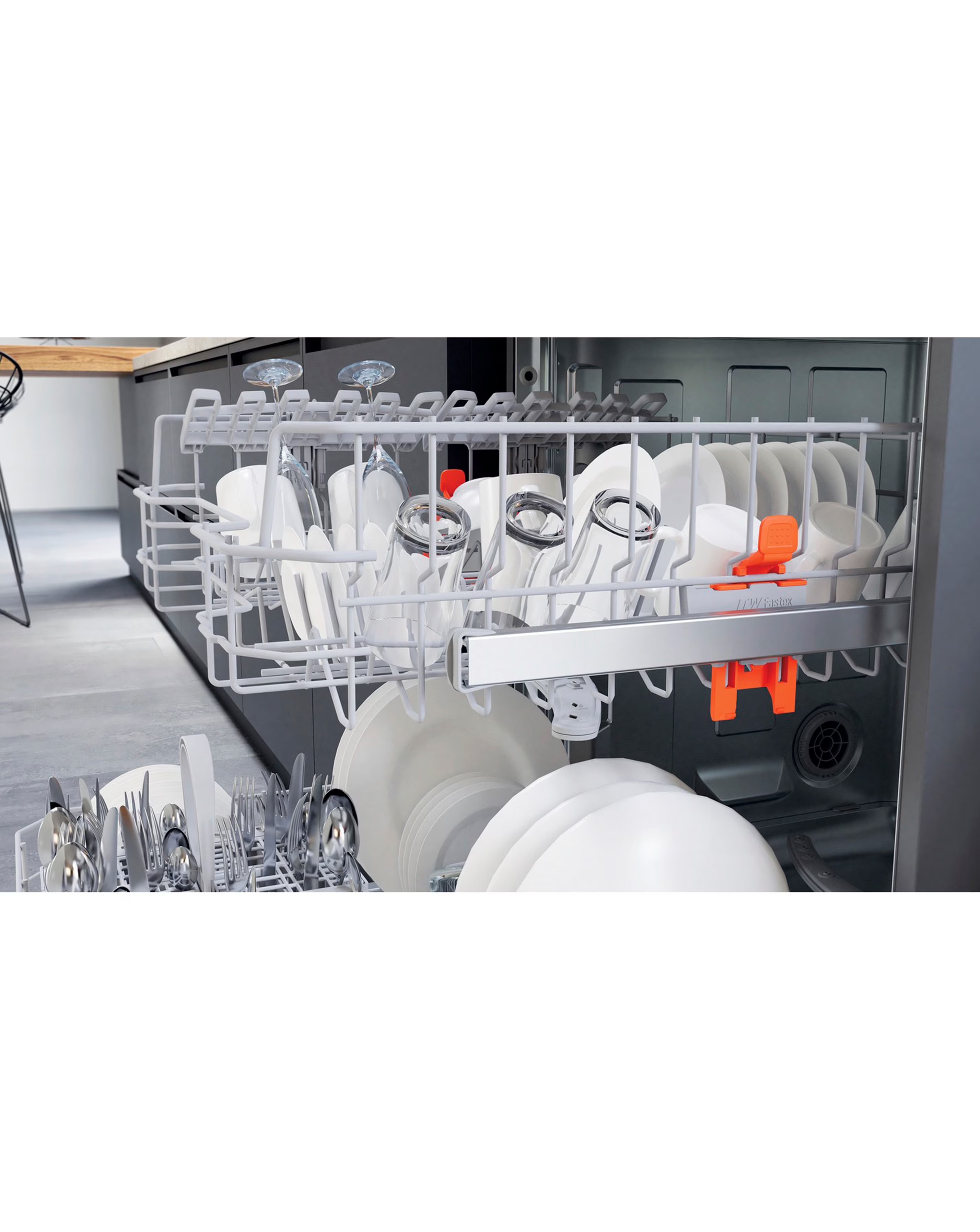 Hotpoint H2F HL626 X UK Full Size Dishwasher 12 Hotpoint H2F HL626 X UK Freestanding Full Size Dishwasher + Install