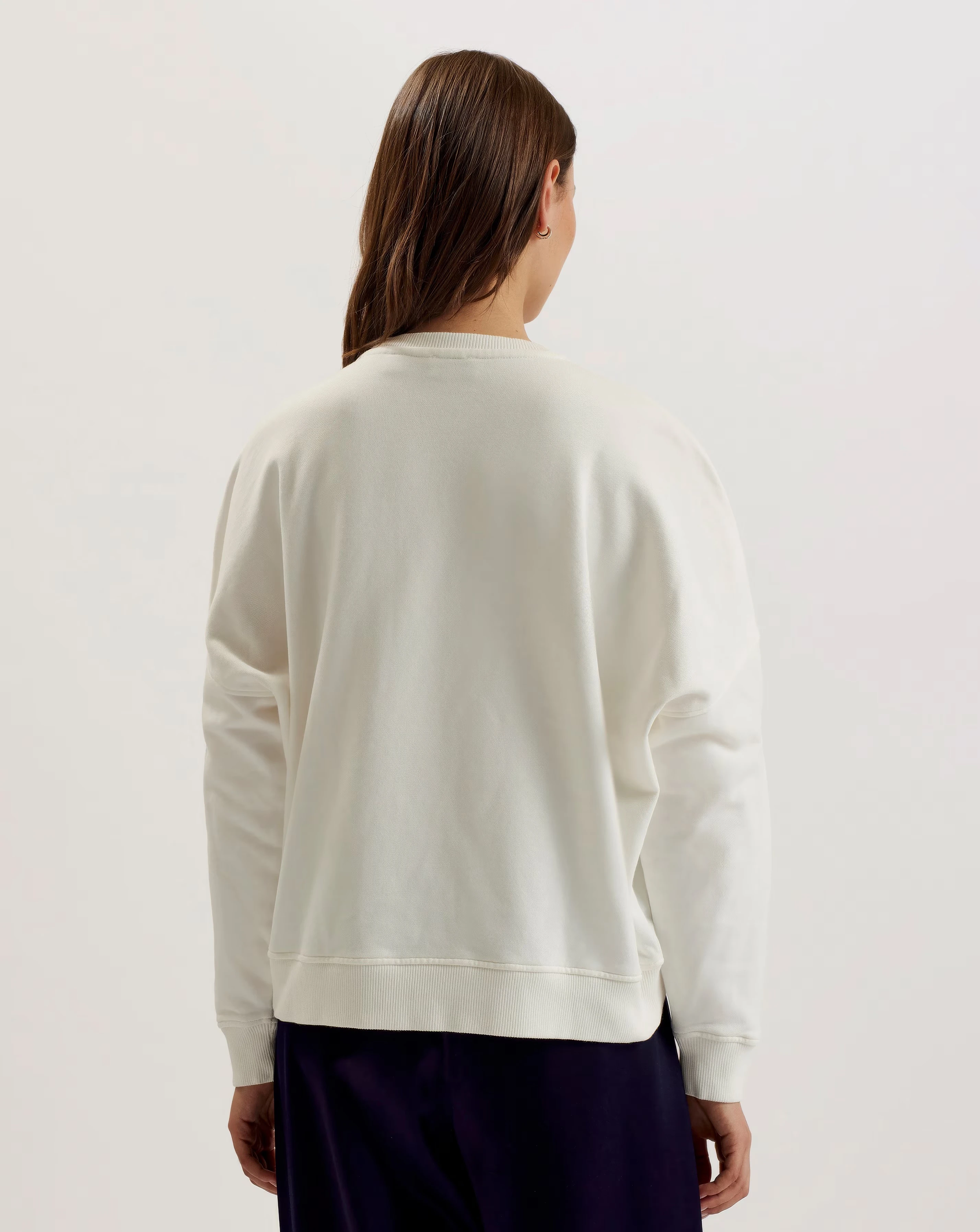 Ted Baker Rondha Embroidered Cut Out Sweatshirt 2 Ted Baker Rondha Embroidered Cut Out Sweatshirt