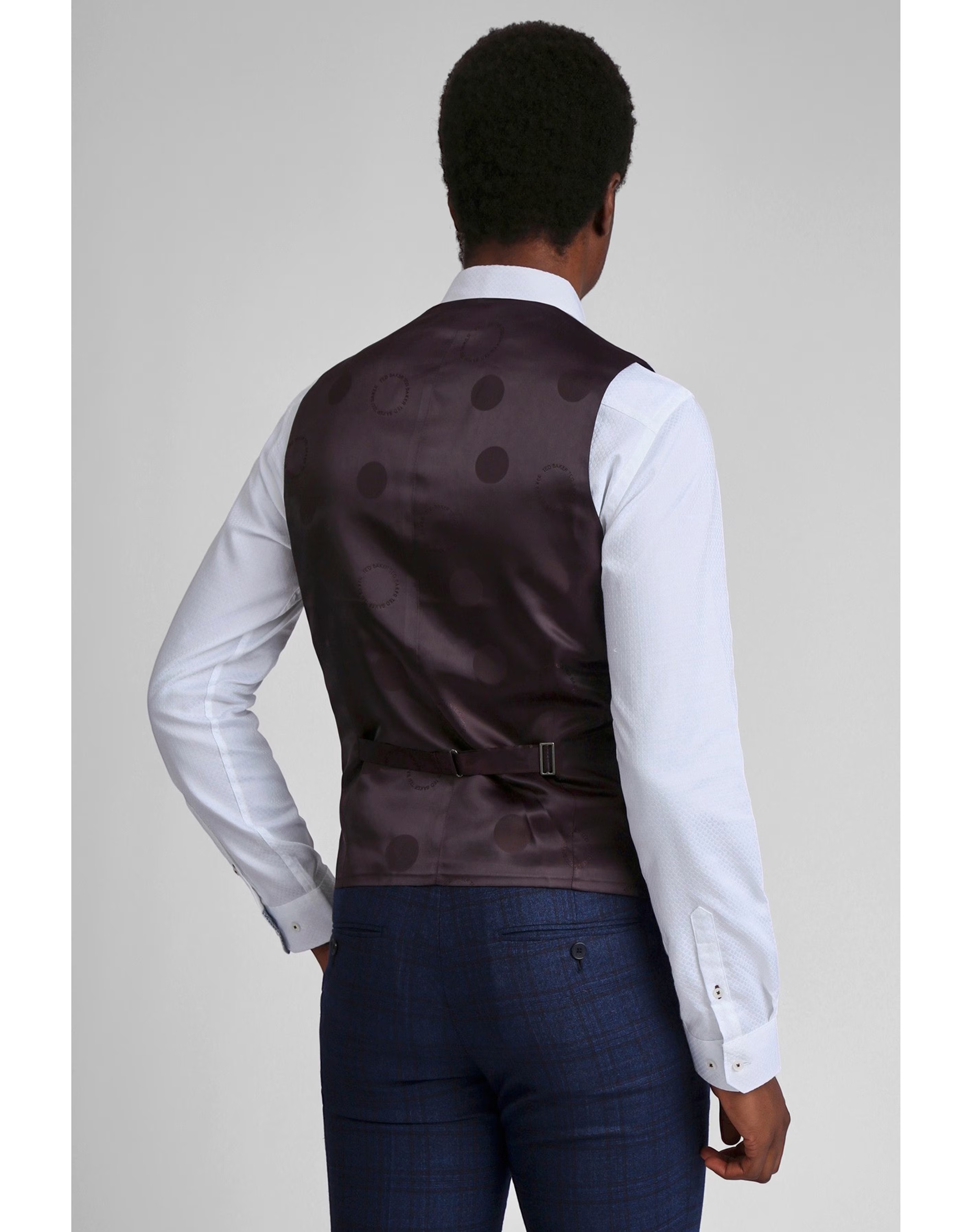 Ted Baker Slim Check Waistcoat 2 Ted Baker Slim Check Waistcoat