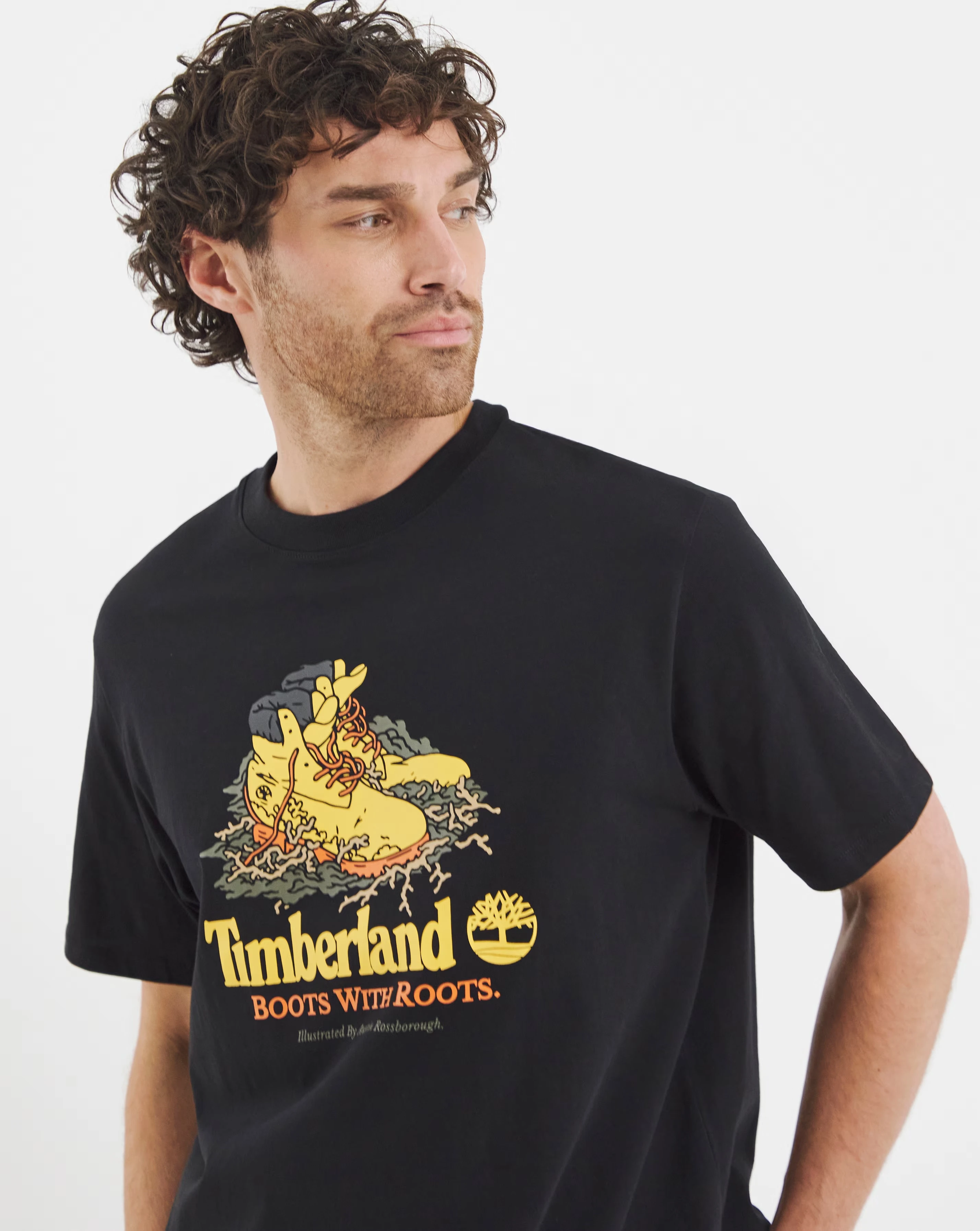 Timberland Boot Graphic T-Shirt - Black 1 Timberland Boot Graphic T-Shirt - Black