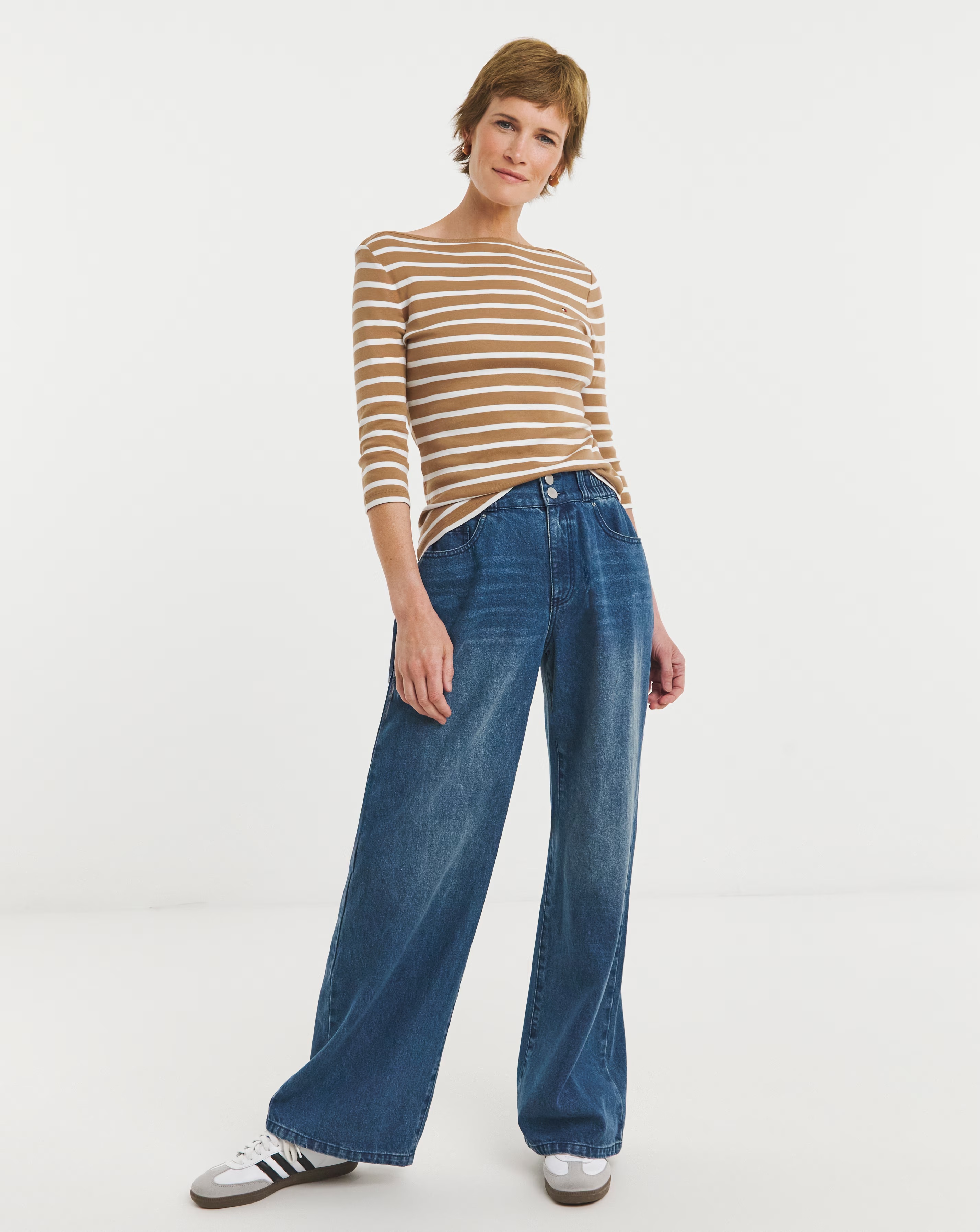 Tommy Hilfiger Three Quarter Sleeve Boat Neck 2 Tommy Hilfiger Three Quarter Sleeve Boat Neck