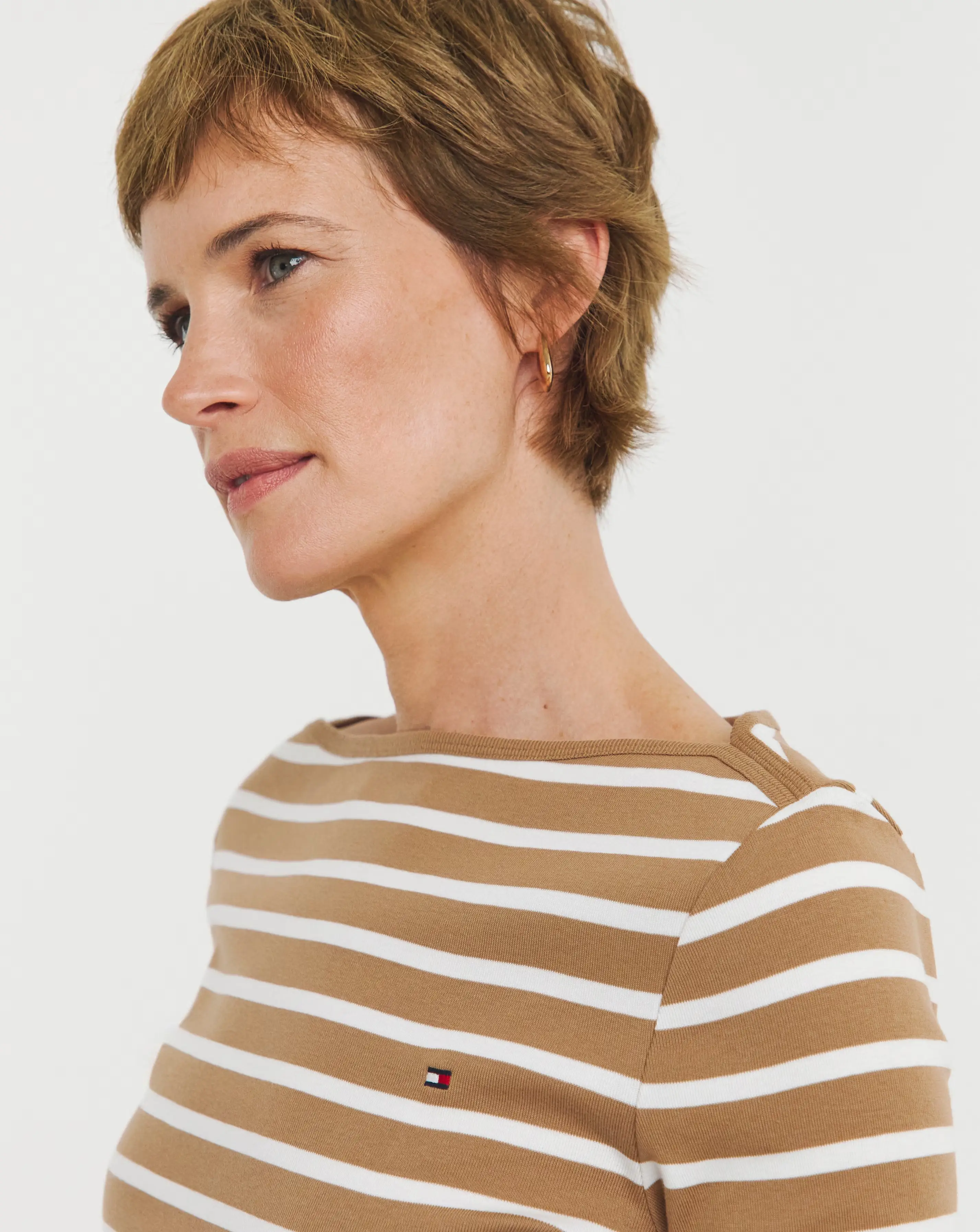 Tommy Hilfiger Three Quarter Sleeve Boat Neck 3 Tommy Hilfiger Three Quarter Sleeve Boat Neck