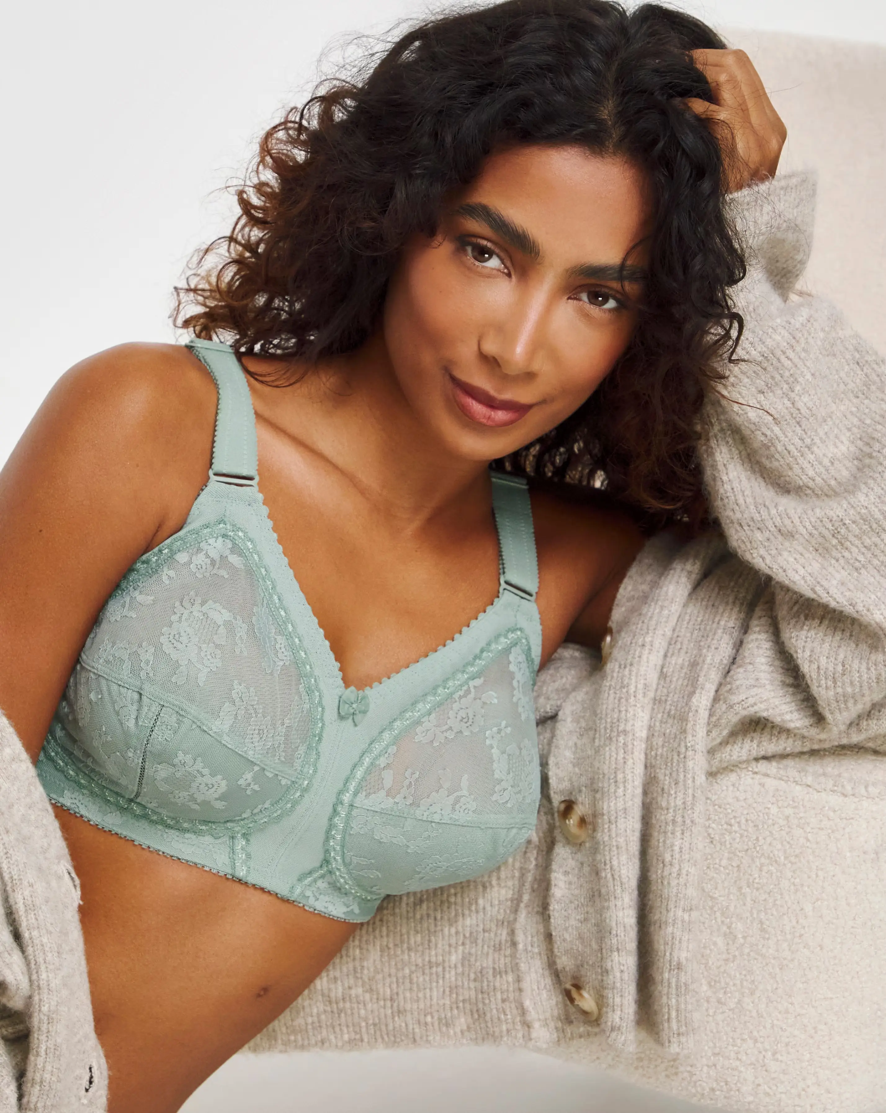 Triumph Doreen Full Cup Non Wired Bra Green