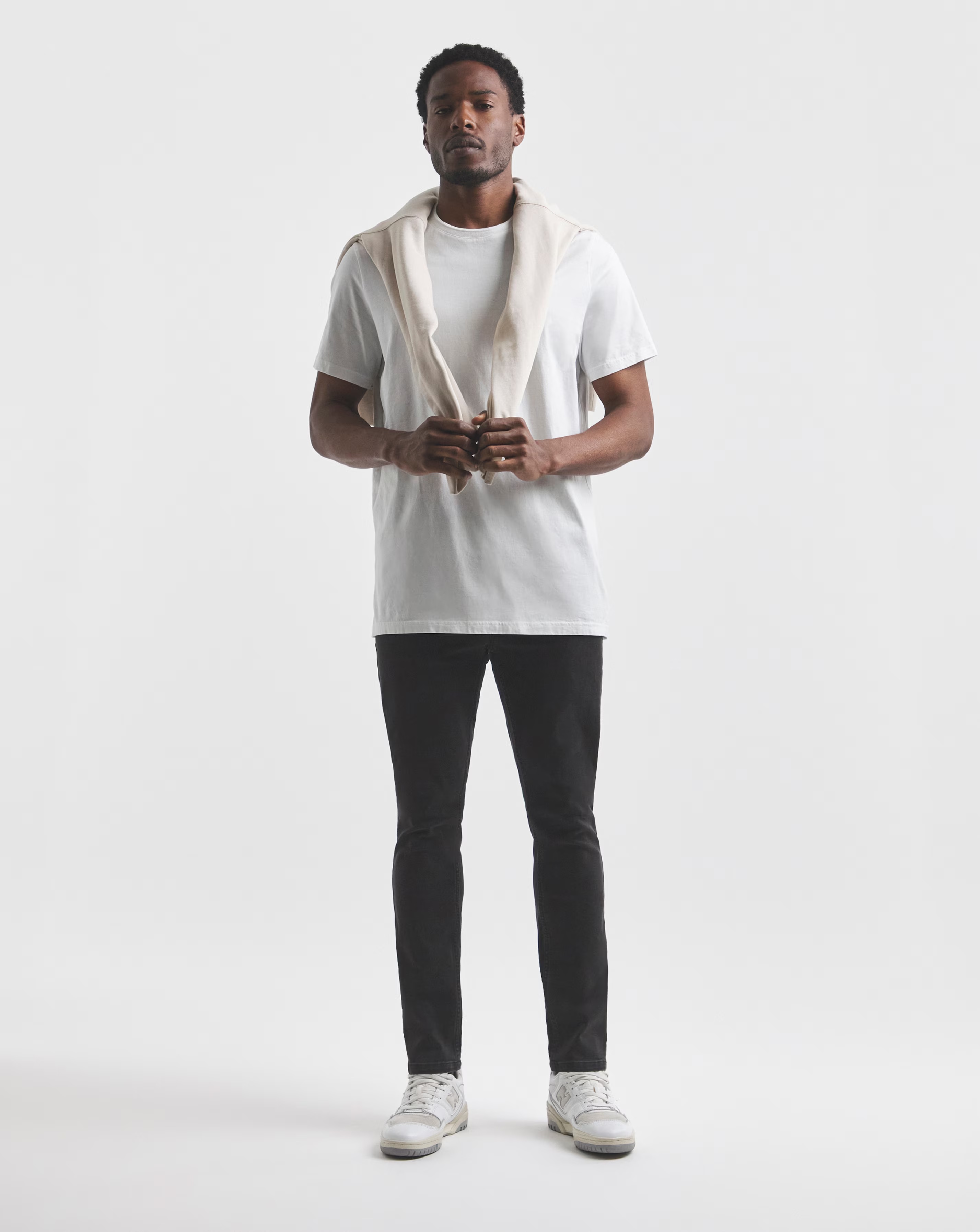 Union Skinny Fit Stretch Jeans Black
